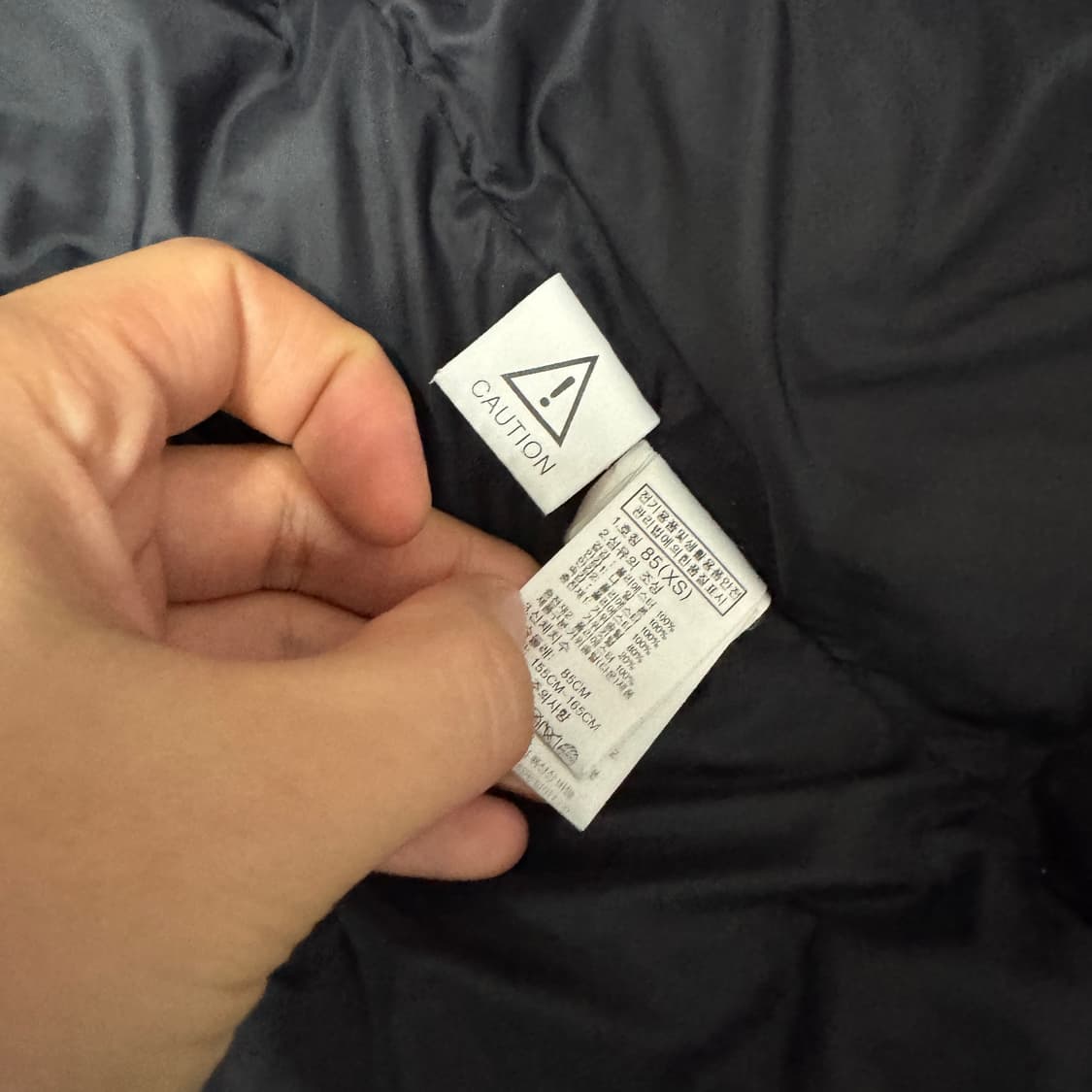 노스페이스 롱패딩 85 xs사이즈  상품이미지5