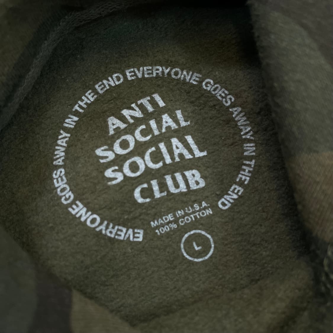 Anti Social Social Club 안티소셜소셜클럽 후드 L  상품이미지3
