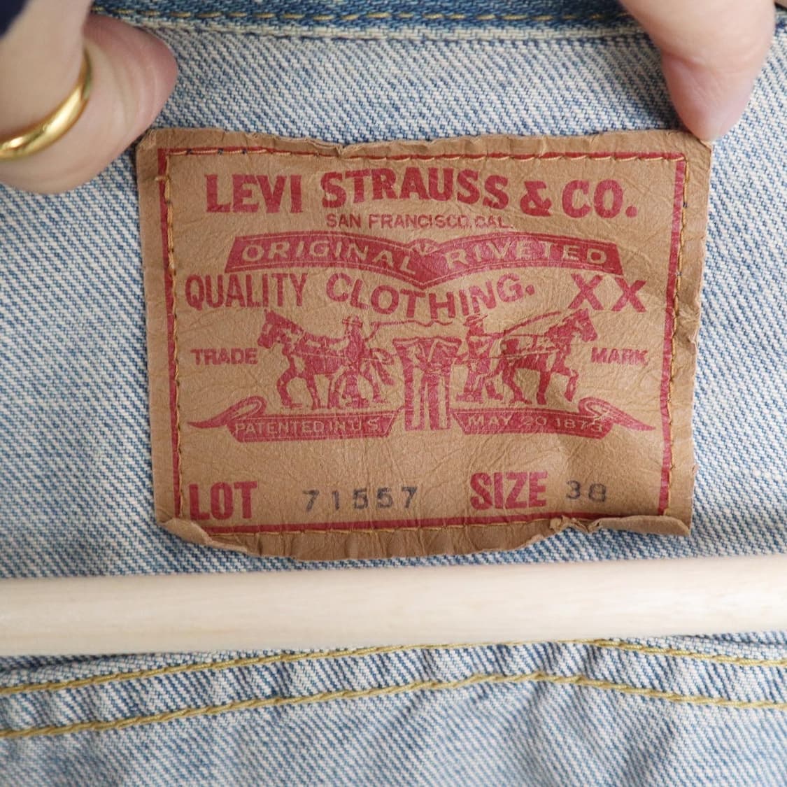 리바이스 71557 3rd 트러커 자켓   상품이미지7