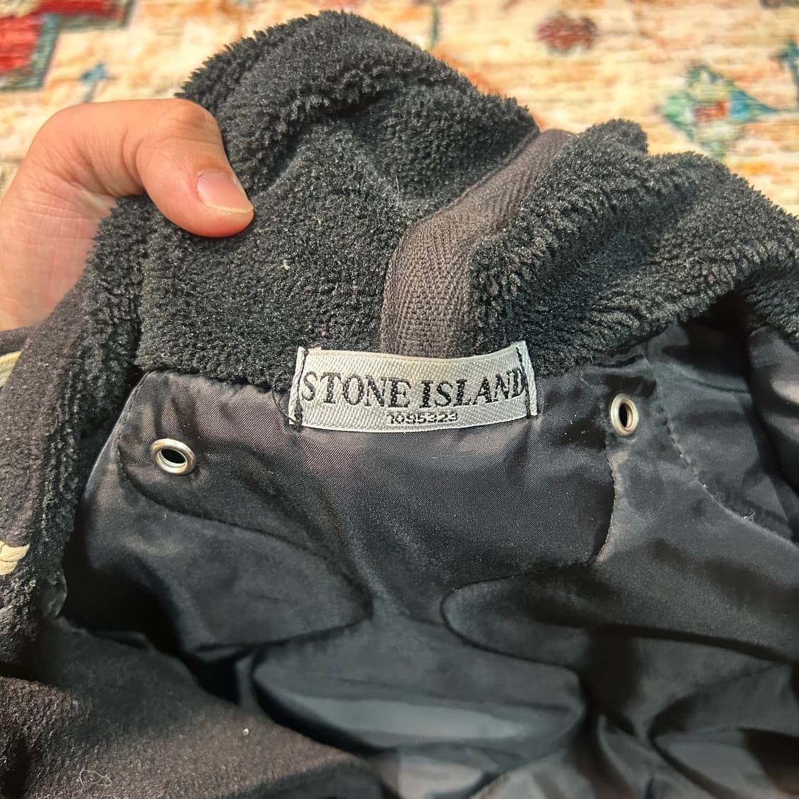 [L] 스톤아일랜드 후드 퀄팅자켓 상품이미지5