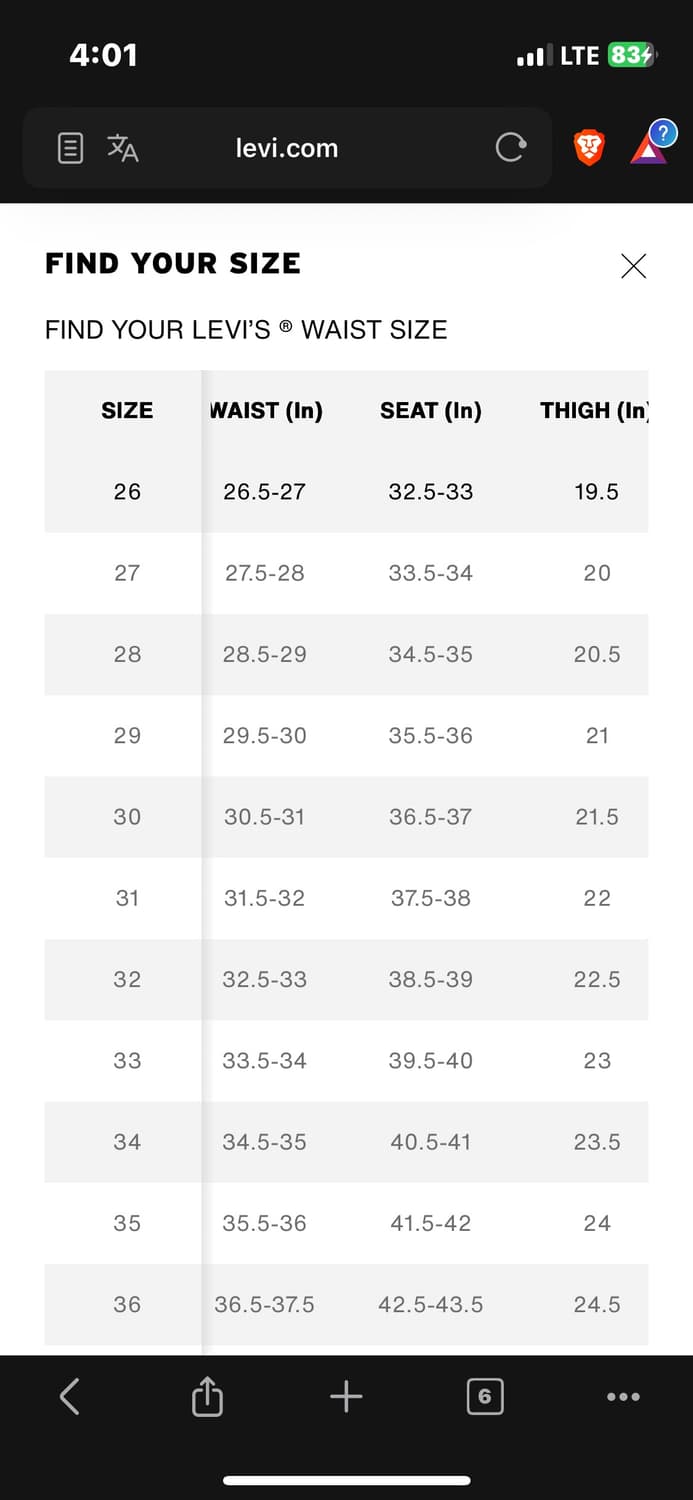 리바이스 프리미엄 블루탭 W33 L34 상품이미지8