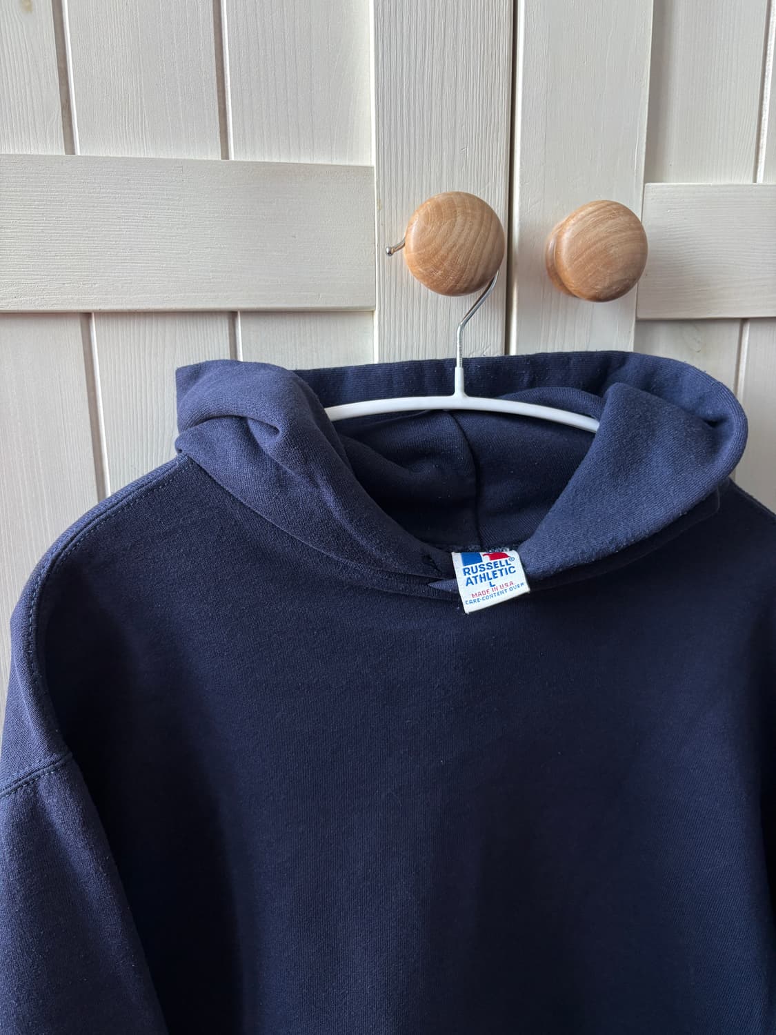 미제 usa 90s 러셀 후디 후드 네이비 L 라지사이즈 상품이미지3