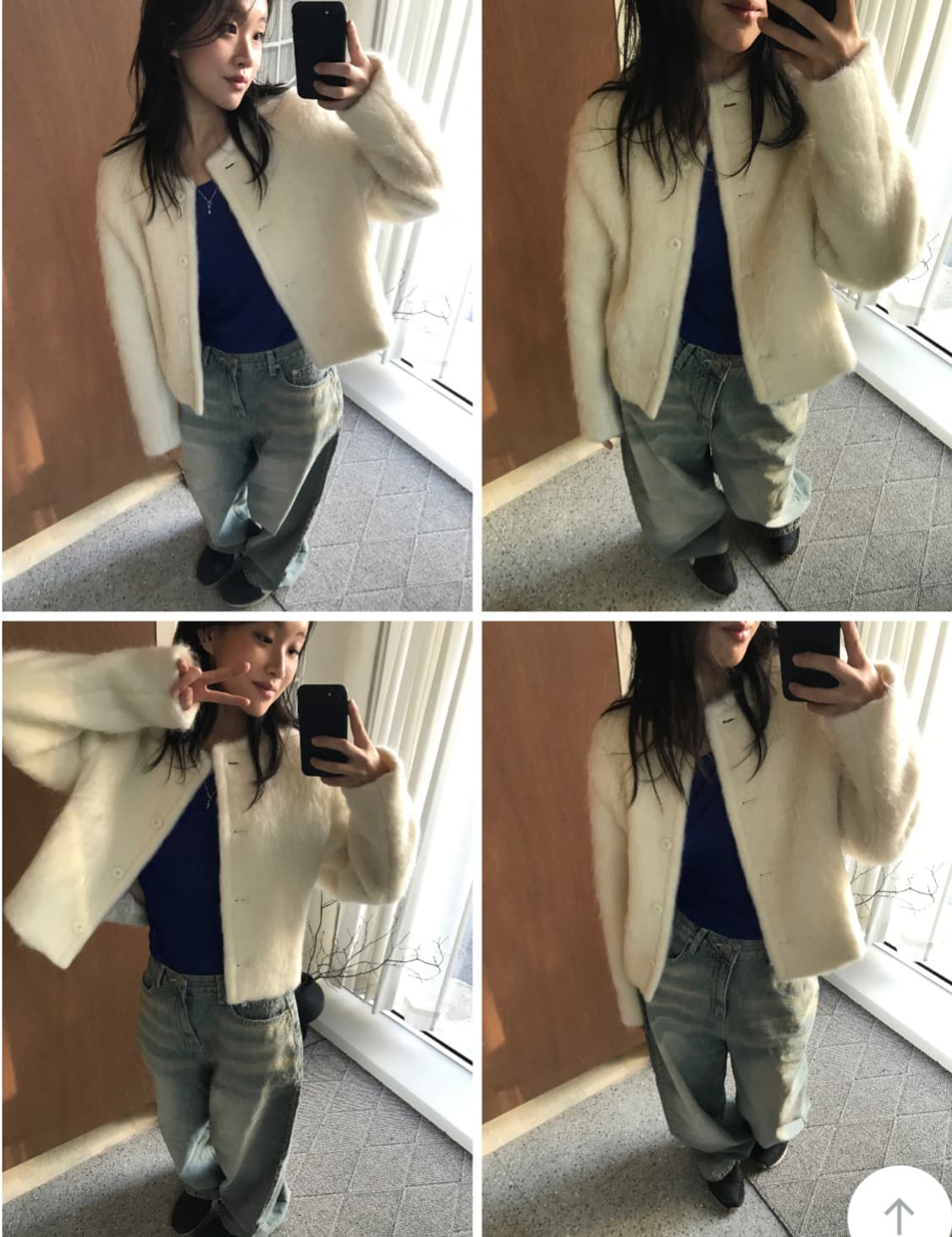 더니브 hairy wool jacket 상품이미지5