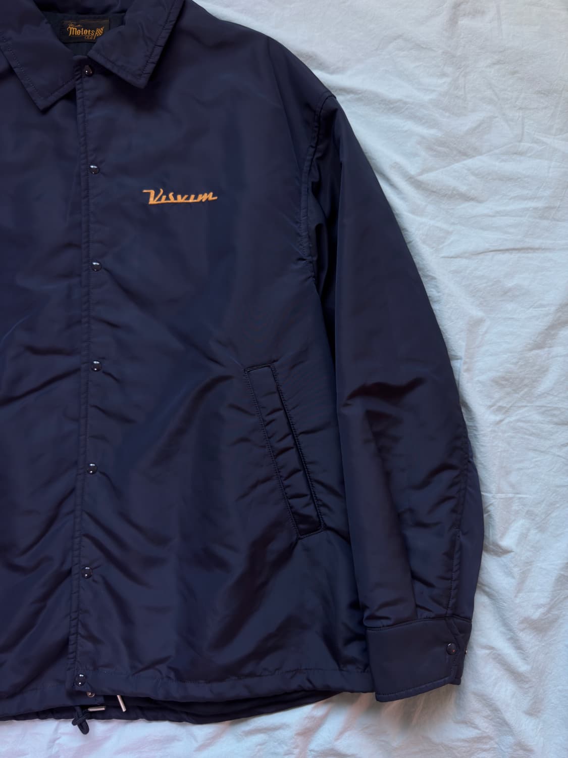 비즈빔 25AW 모터스 클럽 한정 코치자켓 네이비 상품이미지7