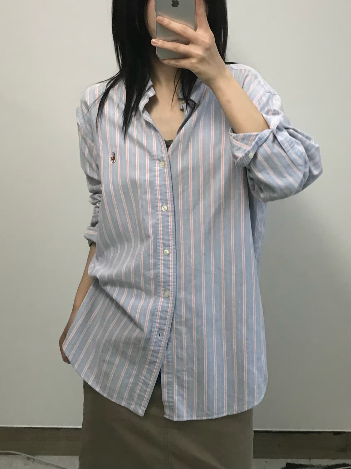 폴로 랄프로렌 스트라이프 옥스퍼드 셔츠 상품이미지1