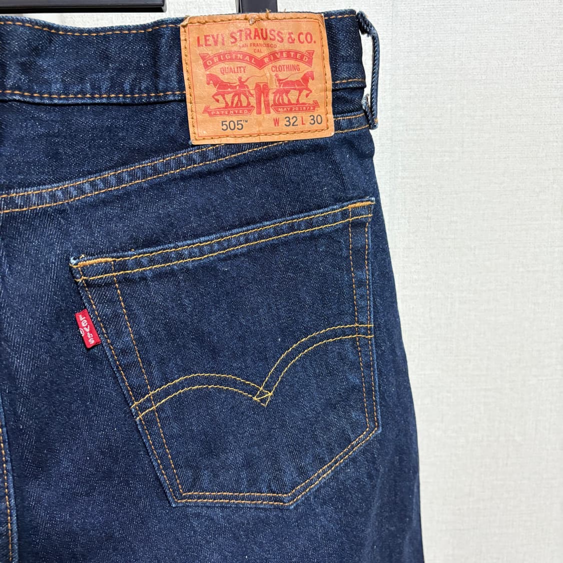 리바이스 505 레귤러 스트레이트 데님팬츠 / W32, L30 상품이미지7