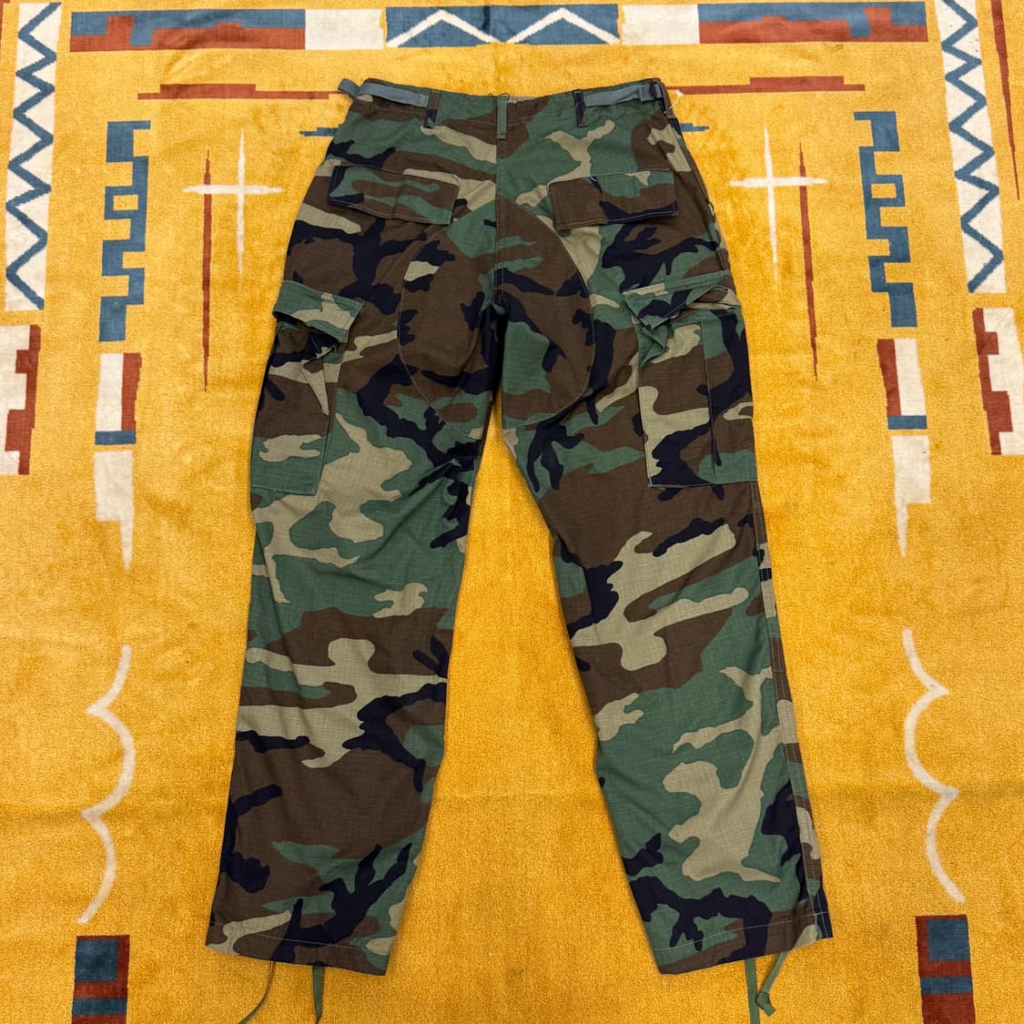 S/S 90s 우드랜드 카모 패턴 오리지널 밀리터리 카고 팬츠 N 상품이미지2