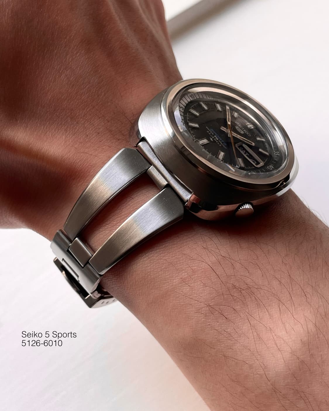 세이코 5 스포츠 JDM 5126-6010 빈티지 오토매틱 시계 상품이미지4