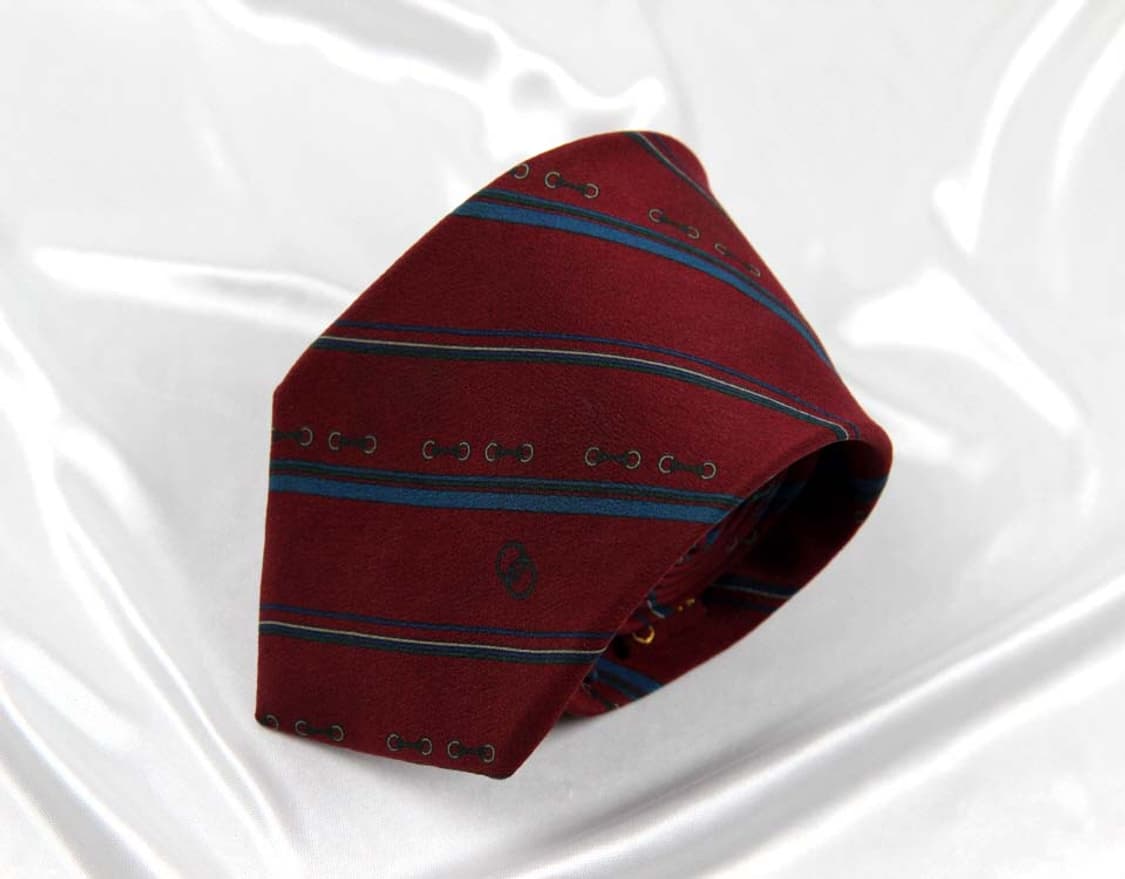 구찌 8.2cm 빈티지 B+등급 남자 명품 넥타이 상품이미지1