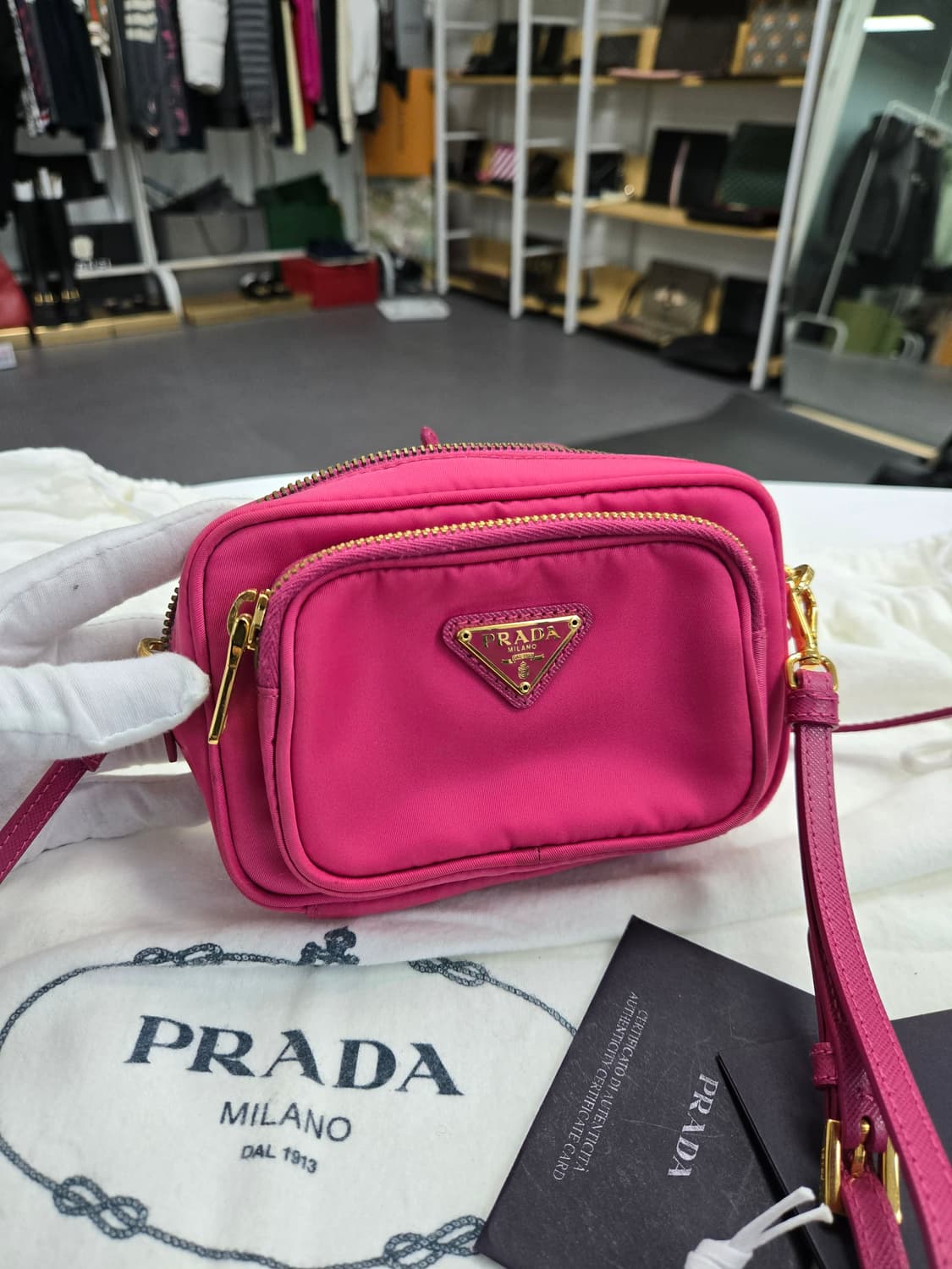 [A급컨디션]프라다 사피아노 미니백 상품이미지1