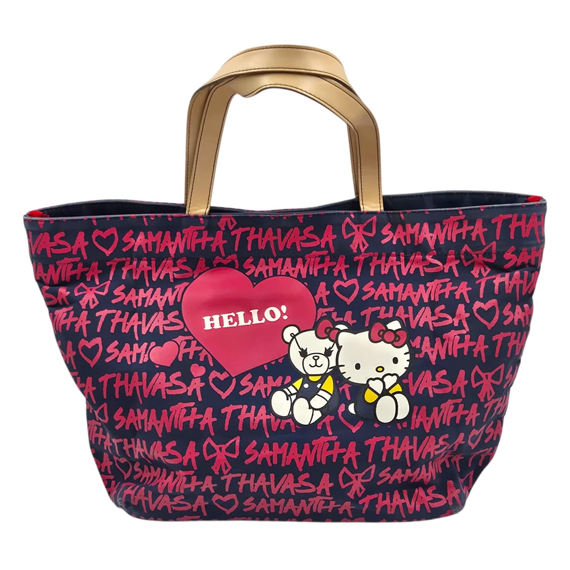사만다타바사 x 키티 콜라보 빅 쇼퍼백 상품이미지1