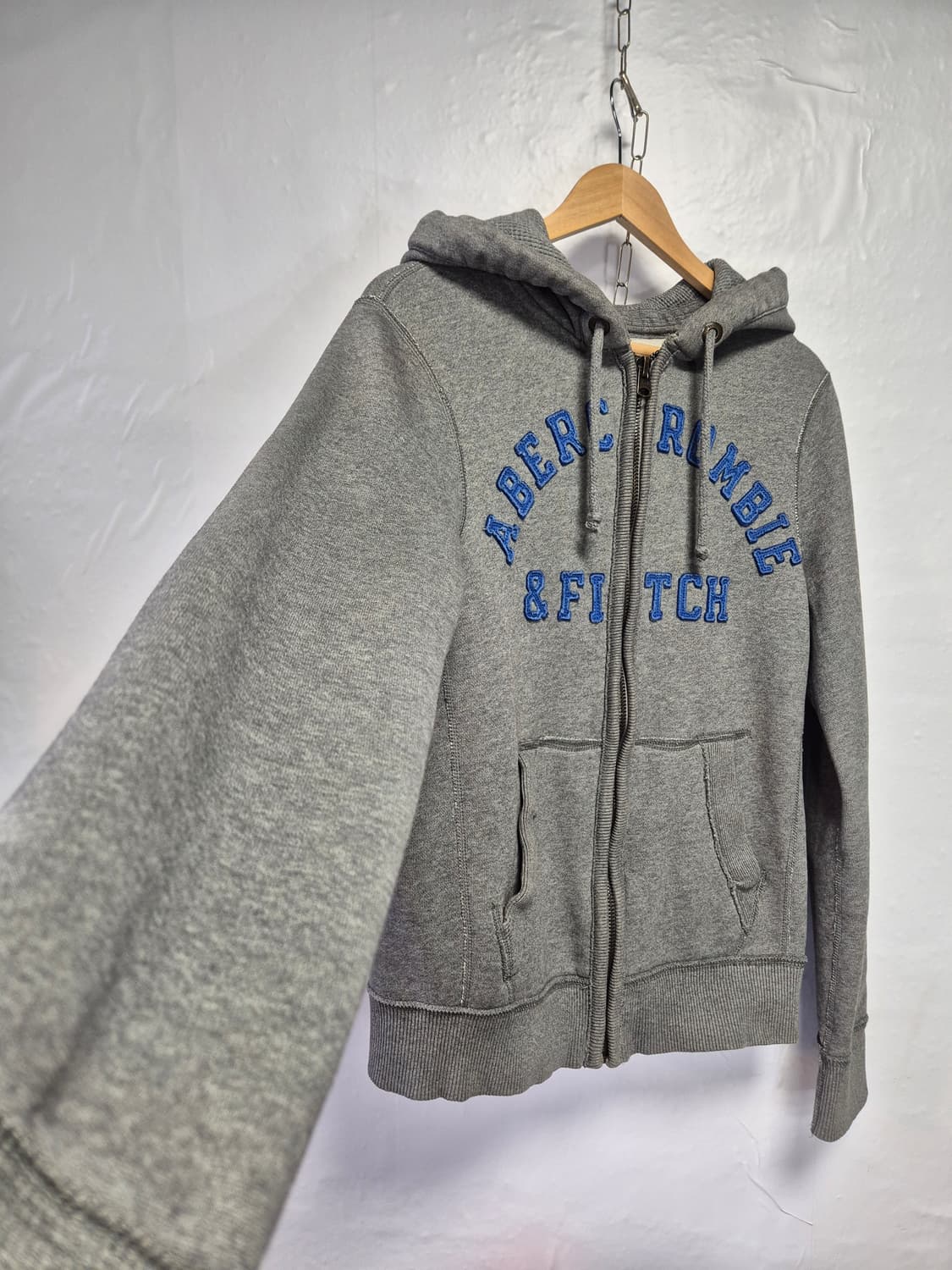 아베크롬비 Y2K 빈티지 후드집업 그레이 M사이즈(상태A급) 상품이미지7