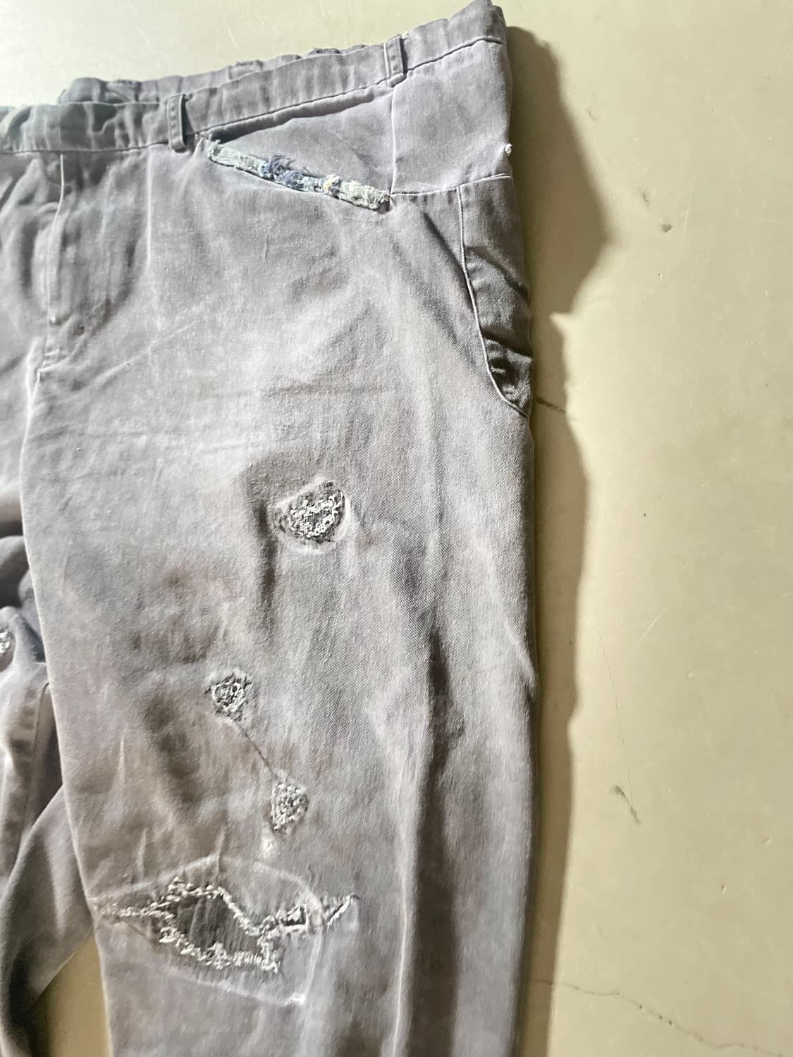 KZ Atelier Distressed Patchwork Dyed PTl 상품이미지4