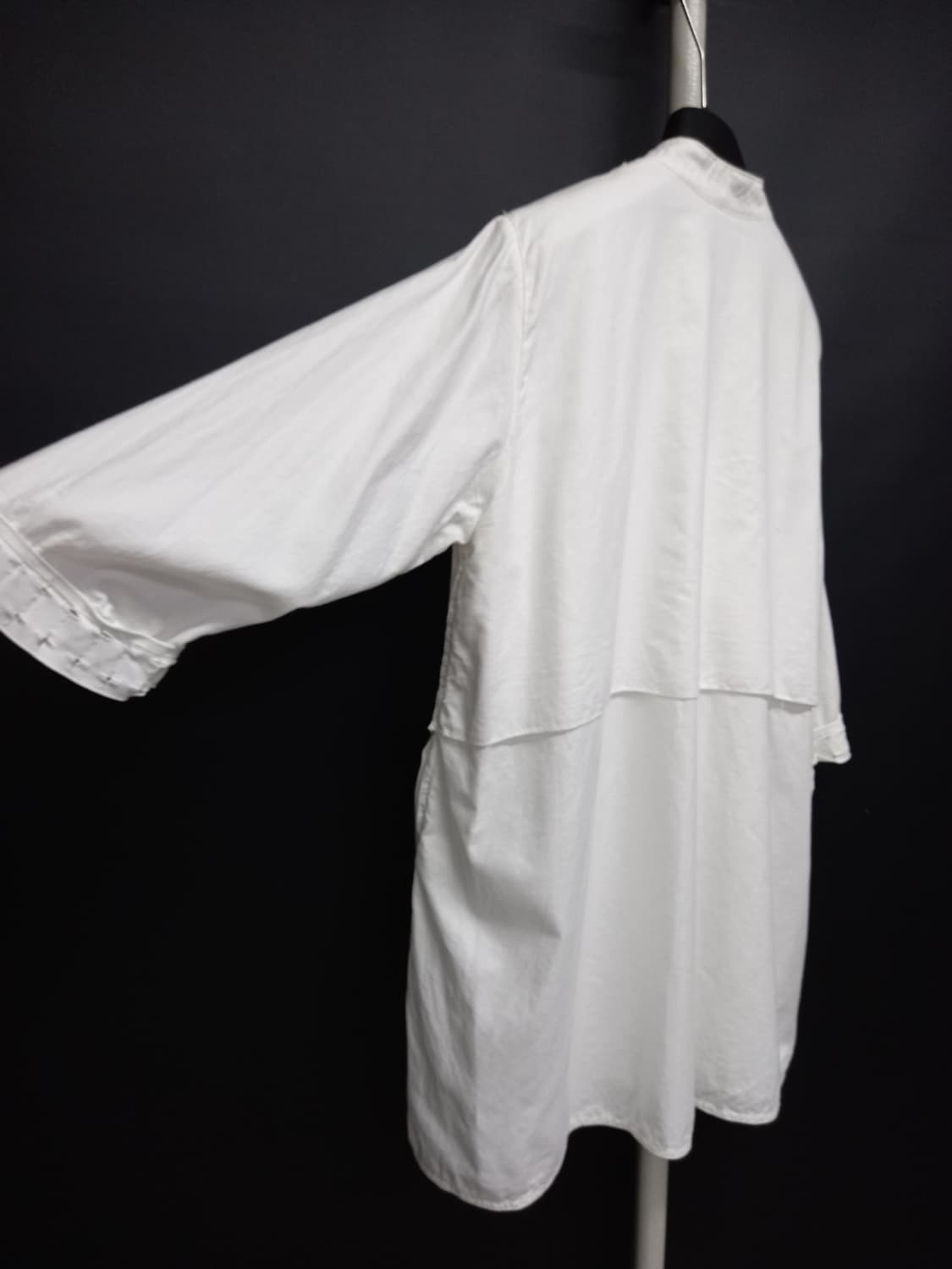 랑방 춘하추 펀칭아일렛 7부 블라우스 44-66 상품이미지7