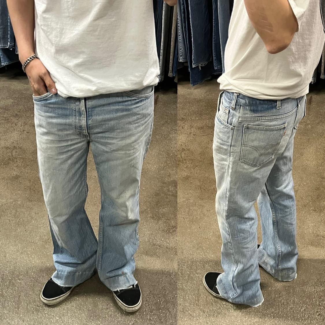 80s Levis646 벨바텀 (33“) 상품이미지7