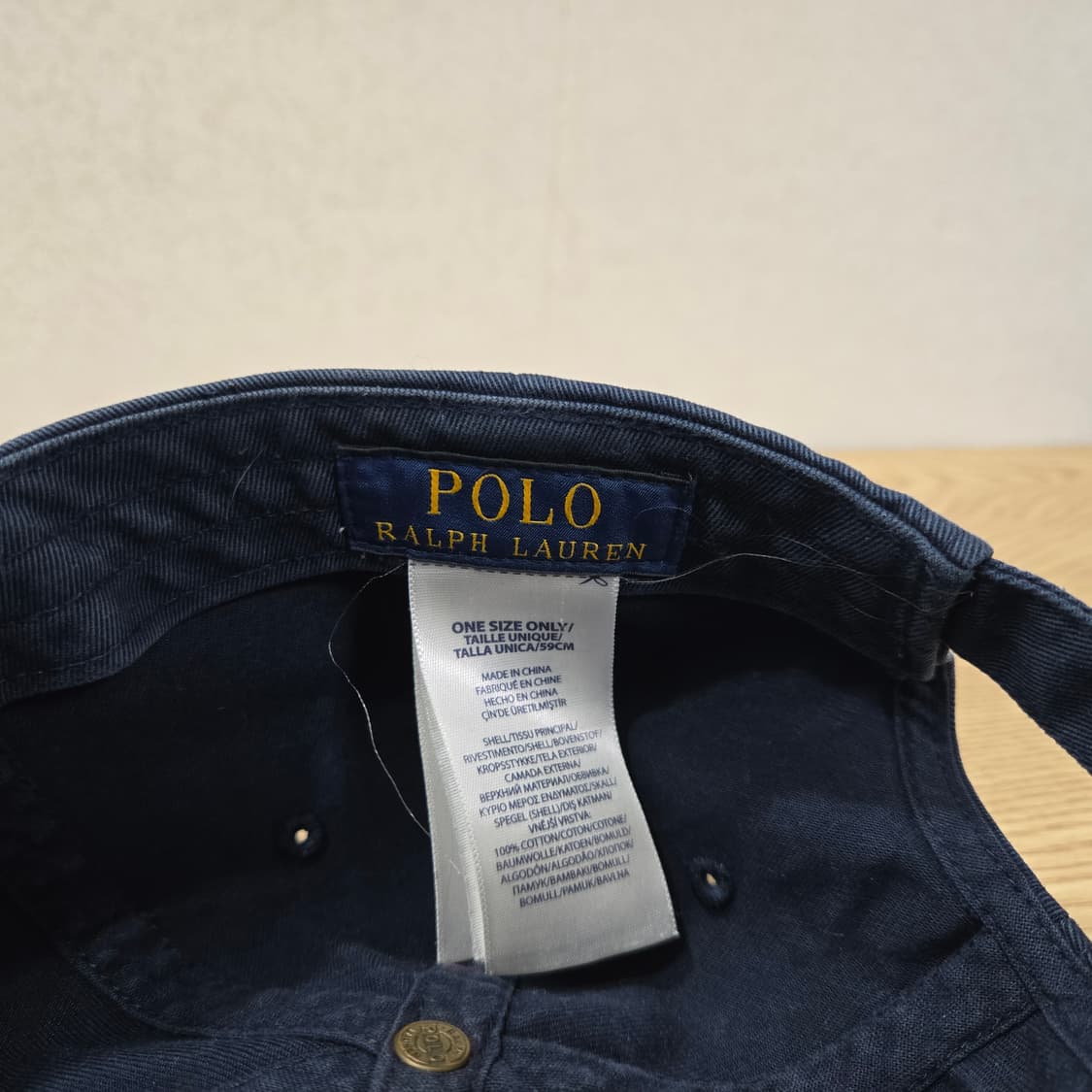 OS 폴로랄프로렌 빈티지 타이거헤드 볼캡 네이비 상품이미지8