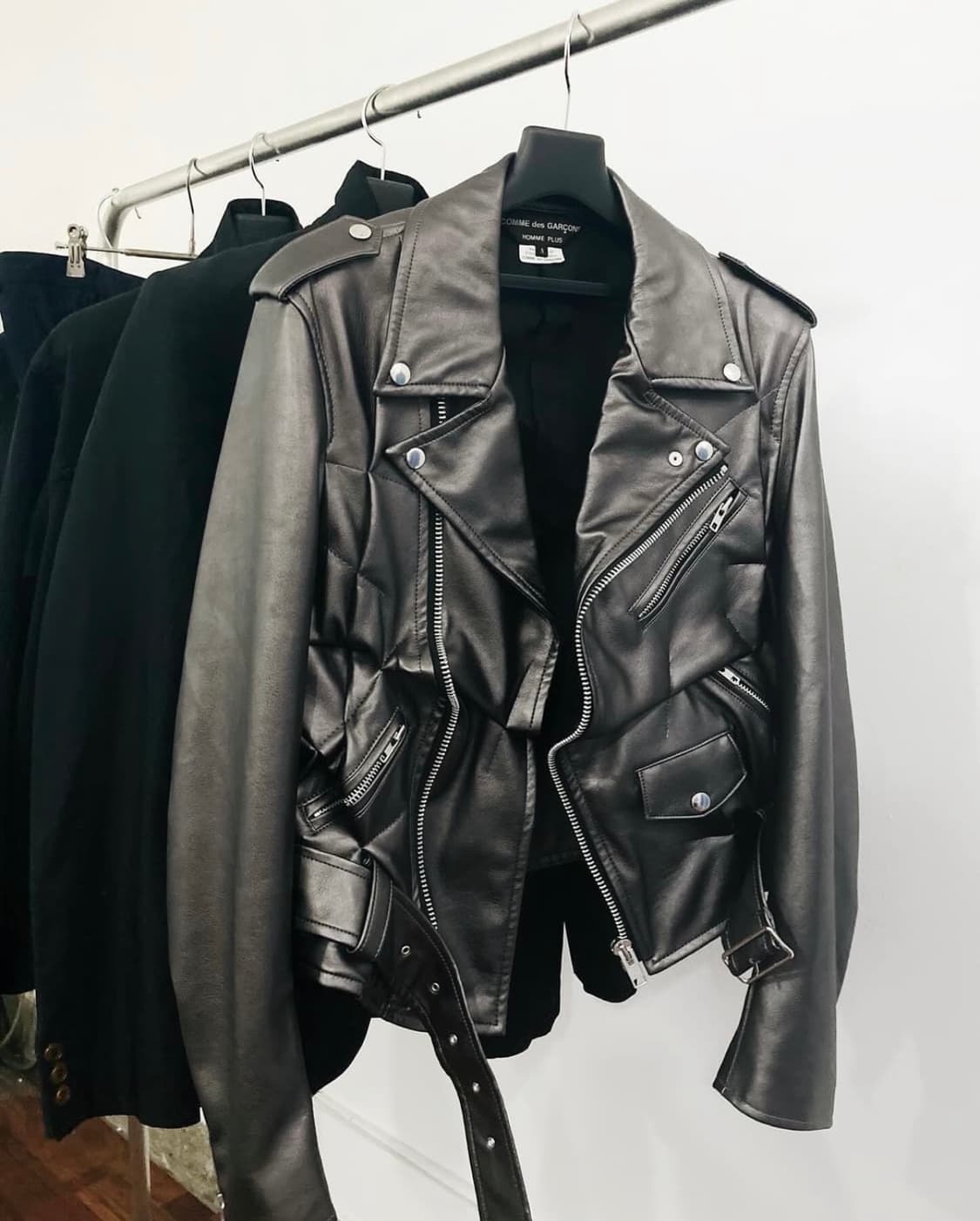 Faux Leather Riders Jacket 상품이미지9