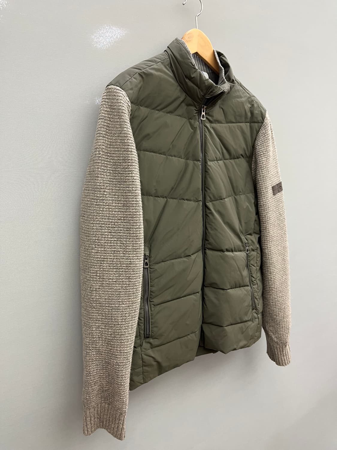 시리즈 경량 구스다운 니트패딩 상품이미지2