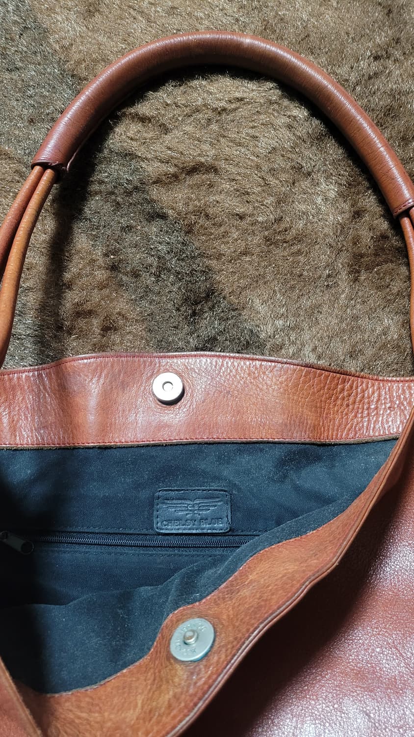 남녀공용 가죽 토트백(36*35) 상품이미지7