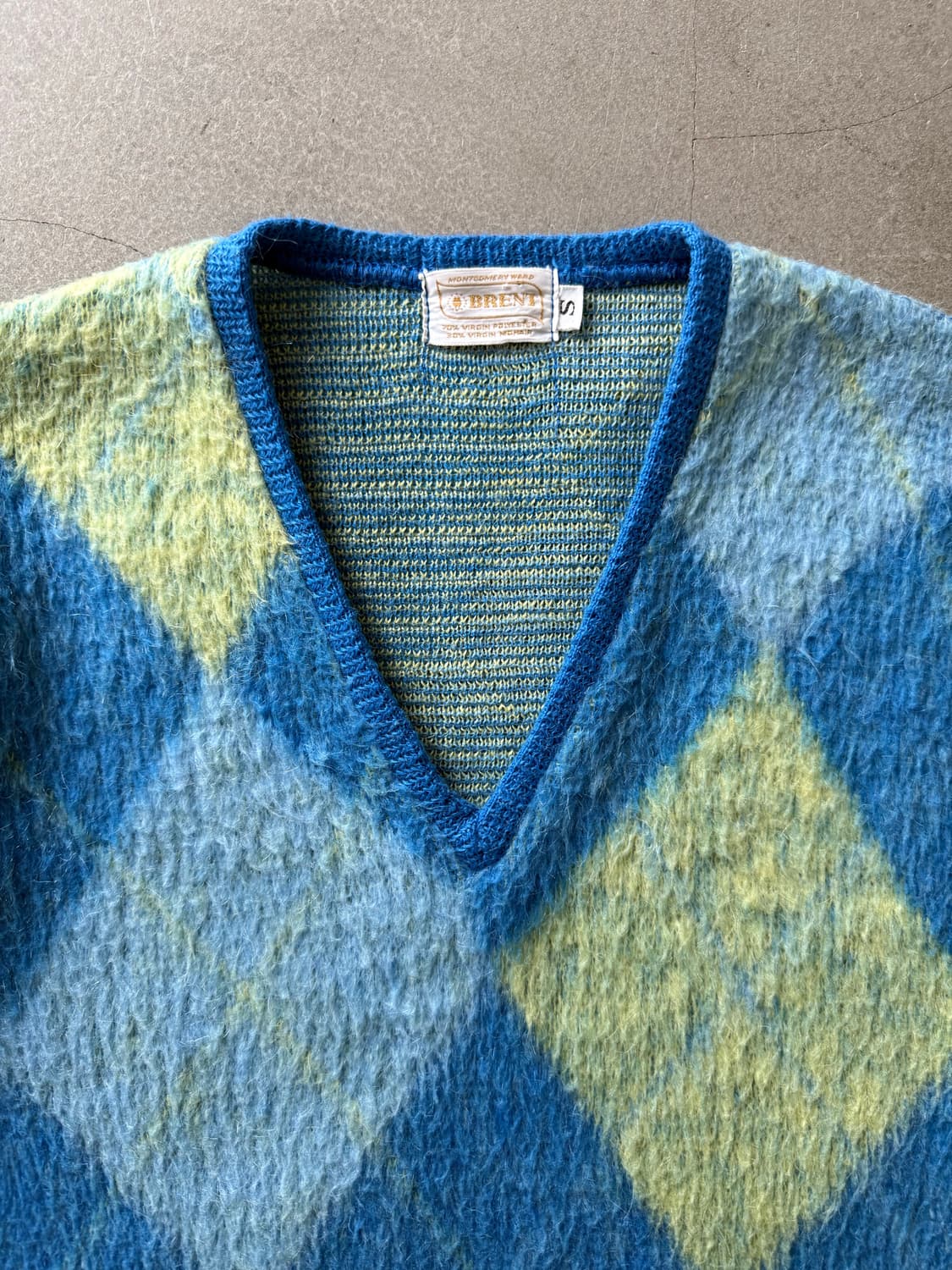 70s Montgomery Ward BRENT Mohair Knit 상품이미지4