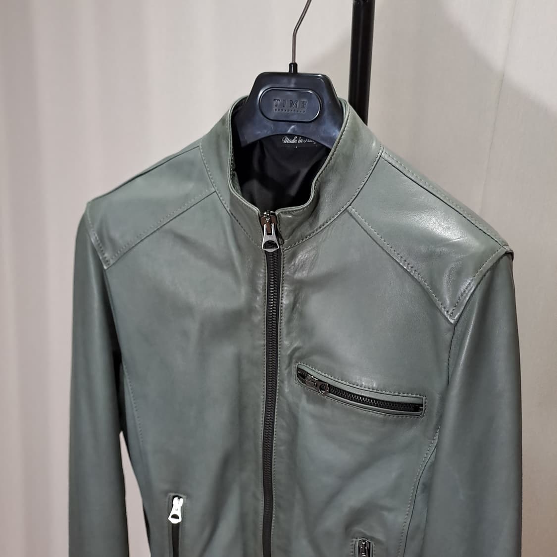 (택포) 빠니깔레 소가죽 보머 자켓 48 B235 상품이미지3