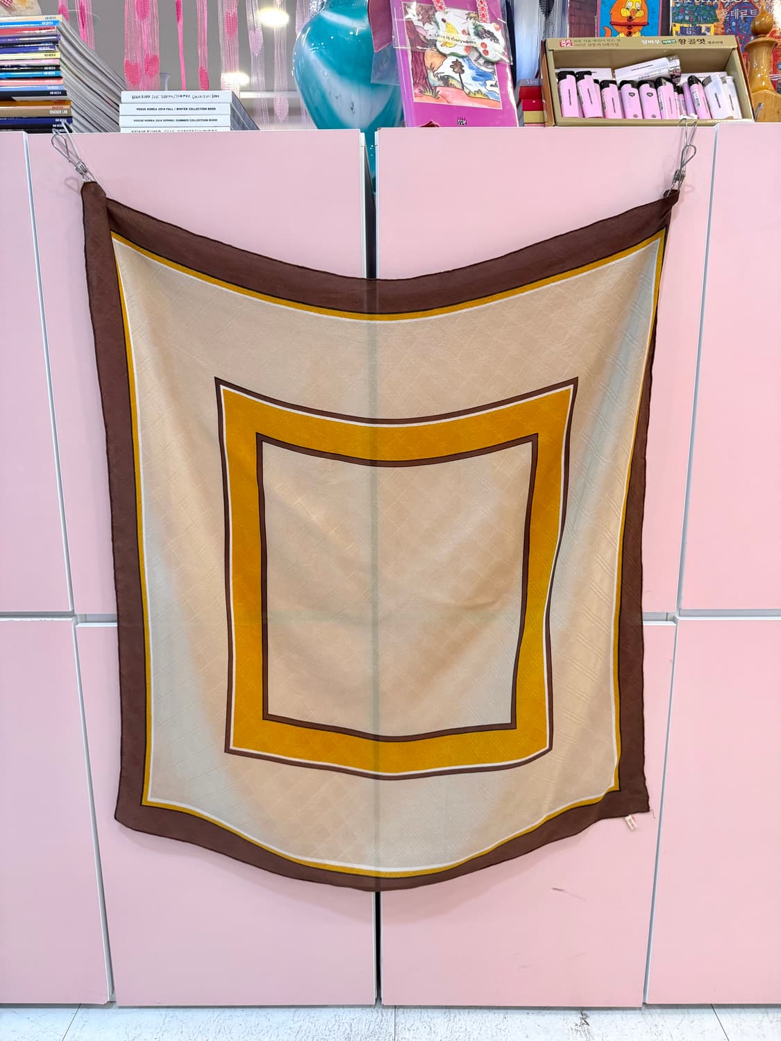 빈티지 스퀘어 패턴 스카프 상품이미지6