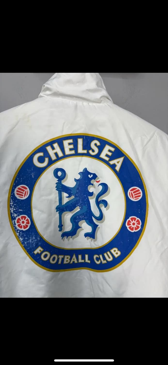 아디다스 첼시 블루화이트 삼선 리버시블 패디드 바람막이점퍼 H1785 상품이미지6