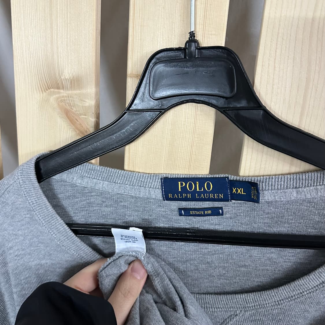 (2XL) 폴로 랄프로렌 그레이 베이직 맨투맨 상품이미지5