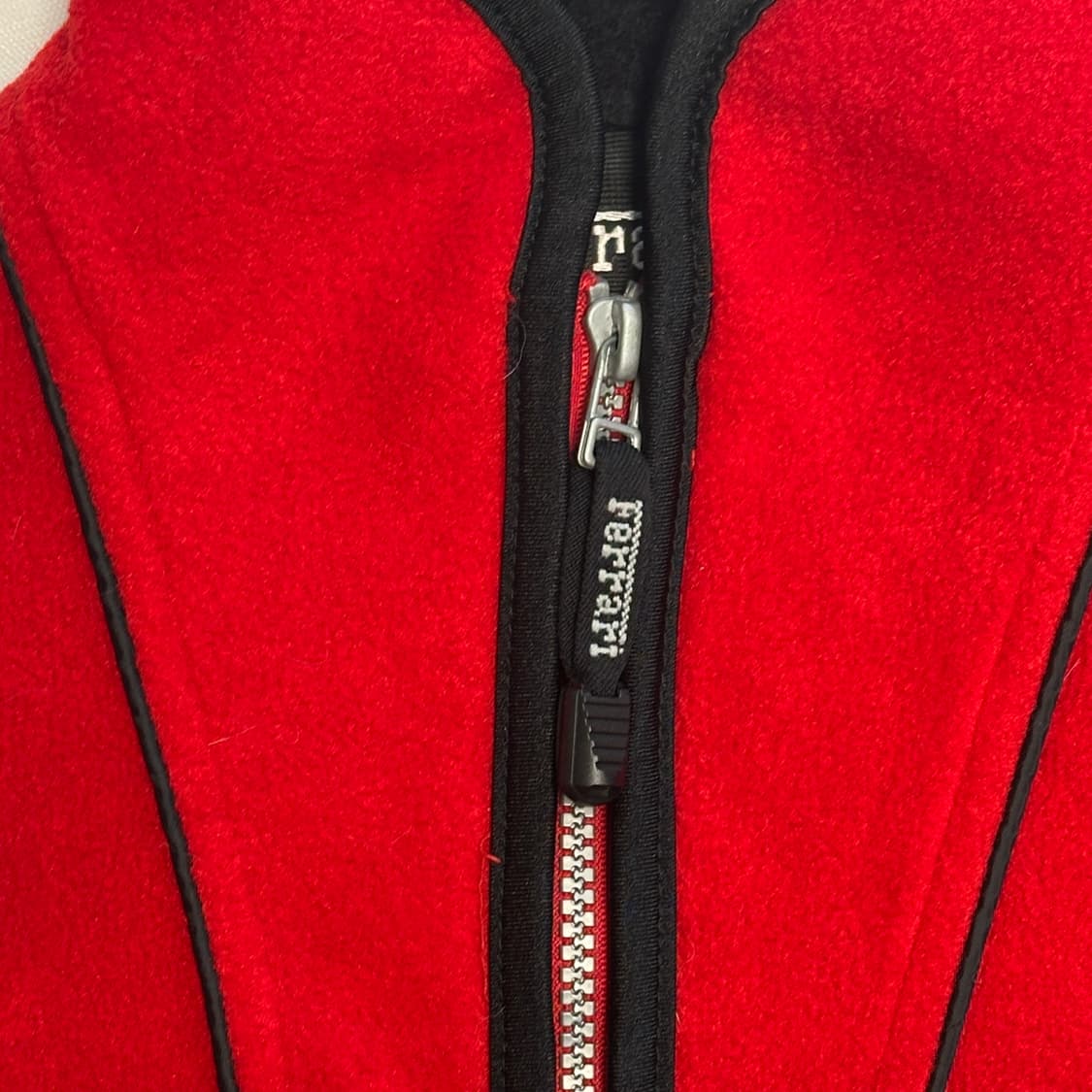 90s 페라리 파이핑 후리스 자켓 상품이미지5
