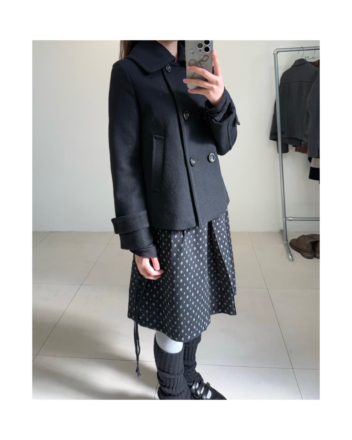 Nano universe 울 자켓 상품이미지4