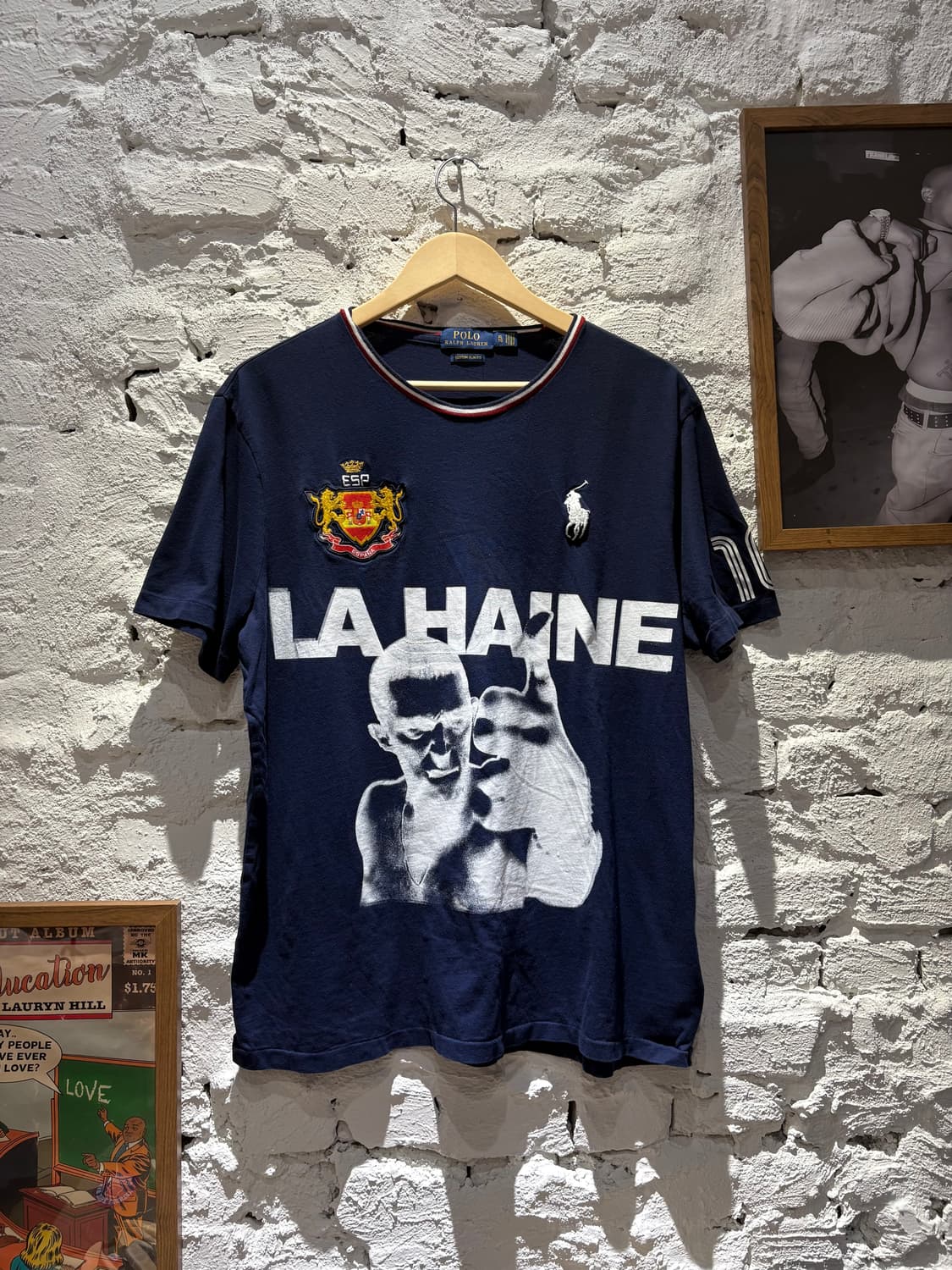 폴로 포니 에스파냐 스페인 LA HAINE 커스텀 반팔 티셔츠 상품이미지1