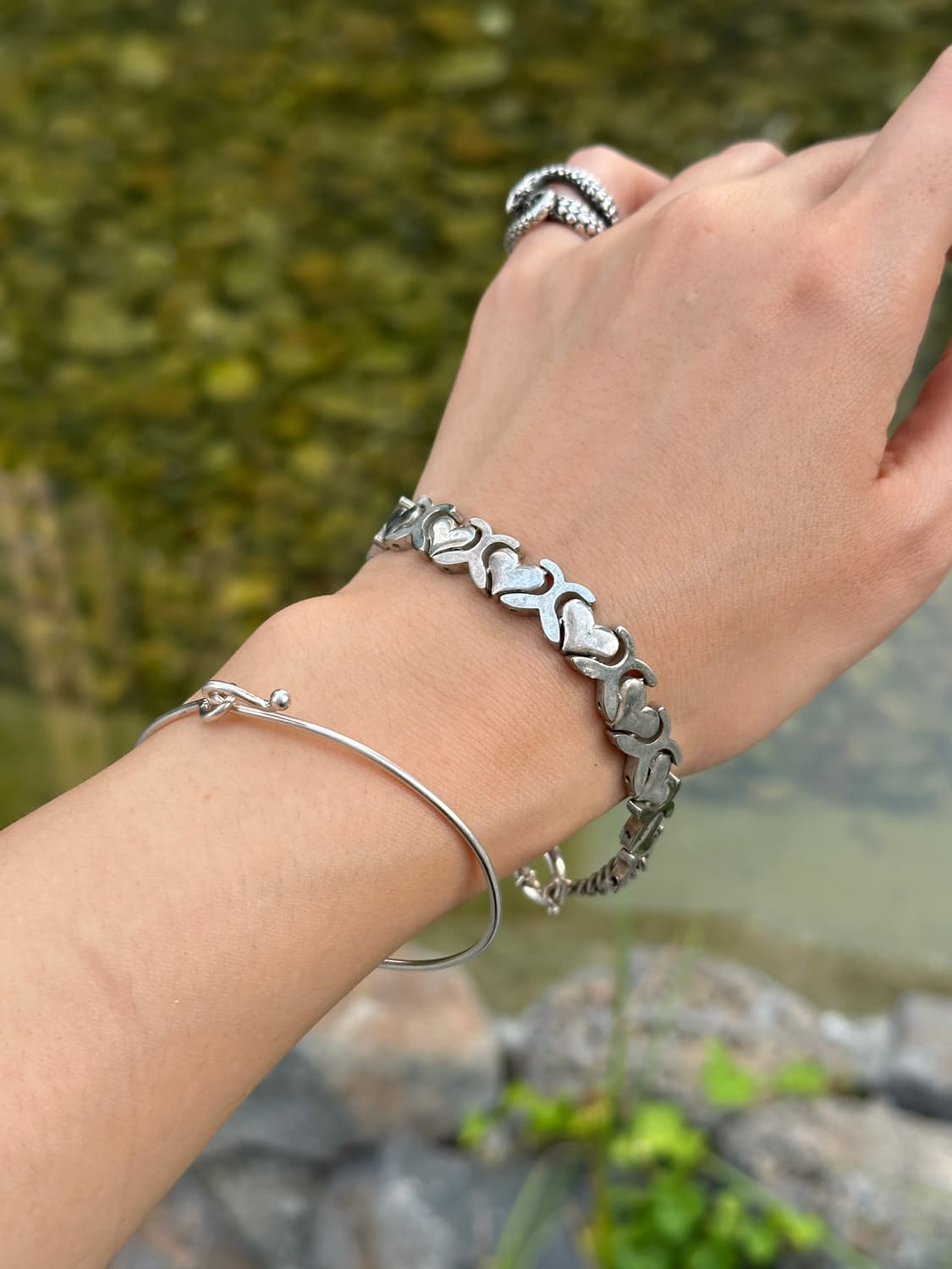 Mexico heart 925silver bracelet 상품이미지8