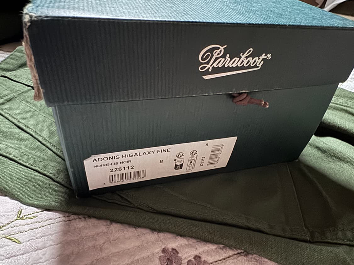 파라부트 아도니스 로퍼 uk8 블랙  상품이미지2