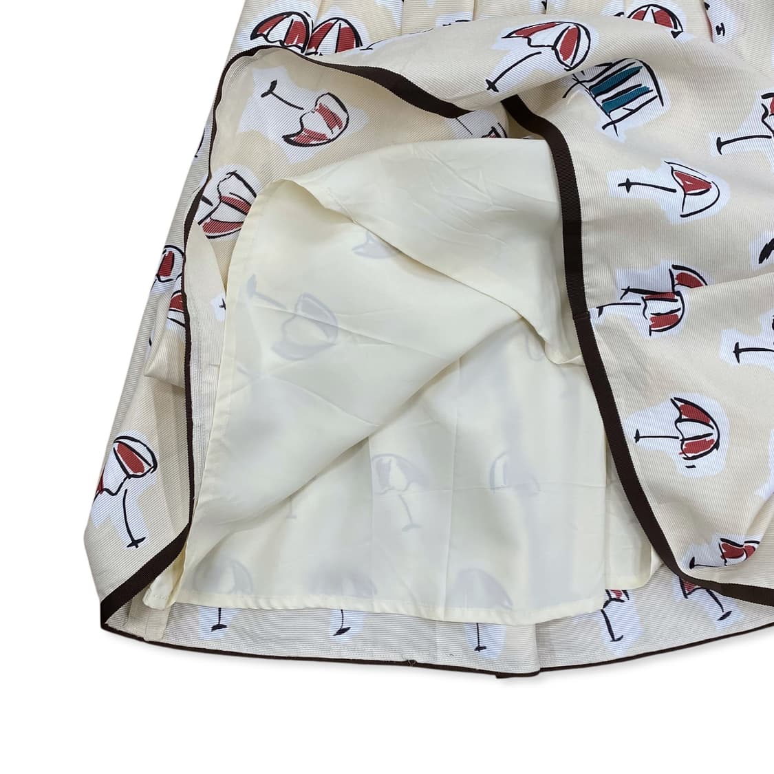 Umbrella pattern midi pleats skirt 상품이미지6