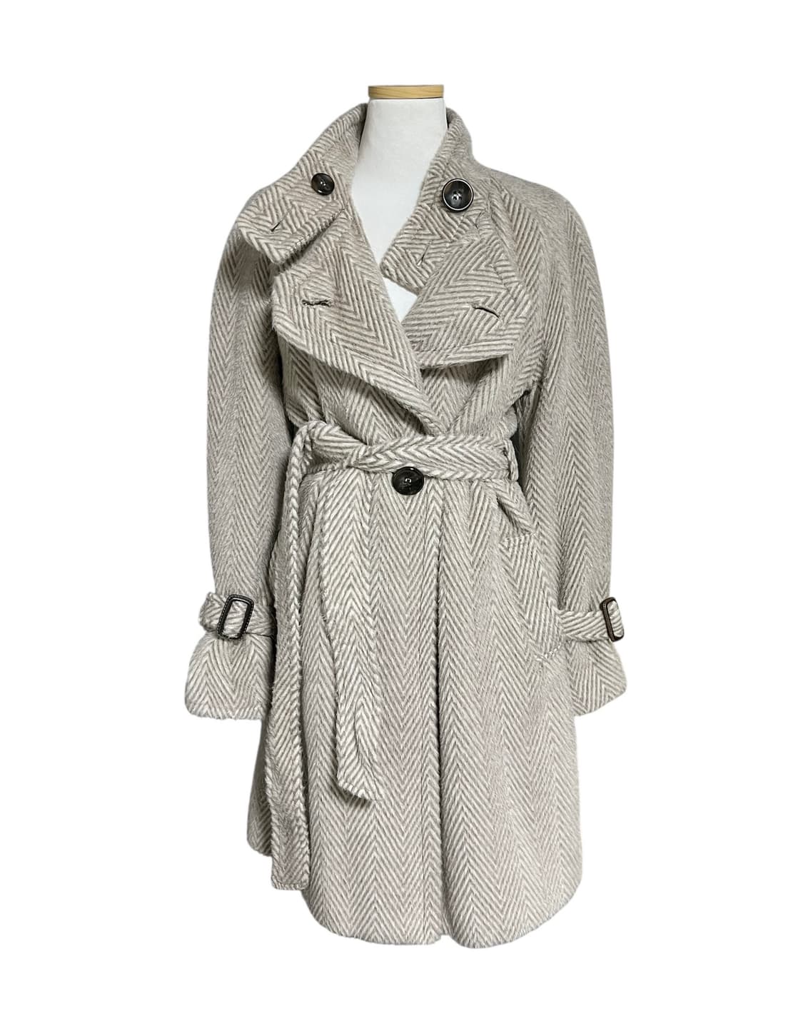 MAX&Co. 막스앤코 헤링본 코트 베이지 상품이미지1