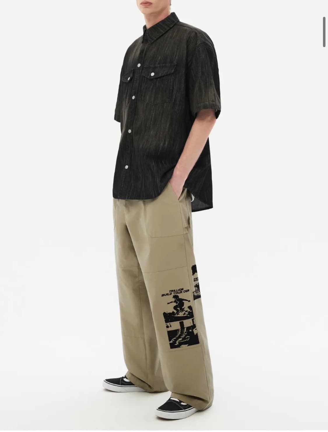 트릴리온 카펜터 팬츠 베이지 상품이미지2