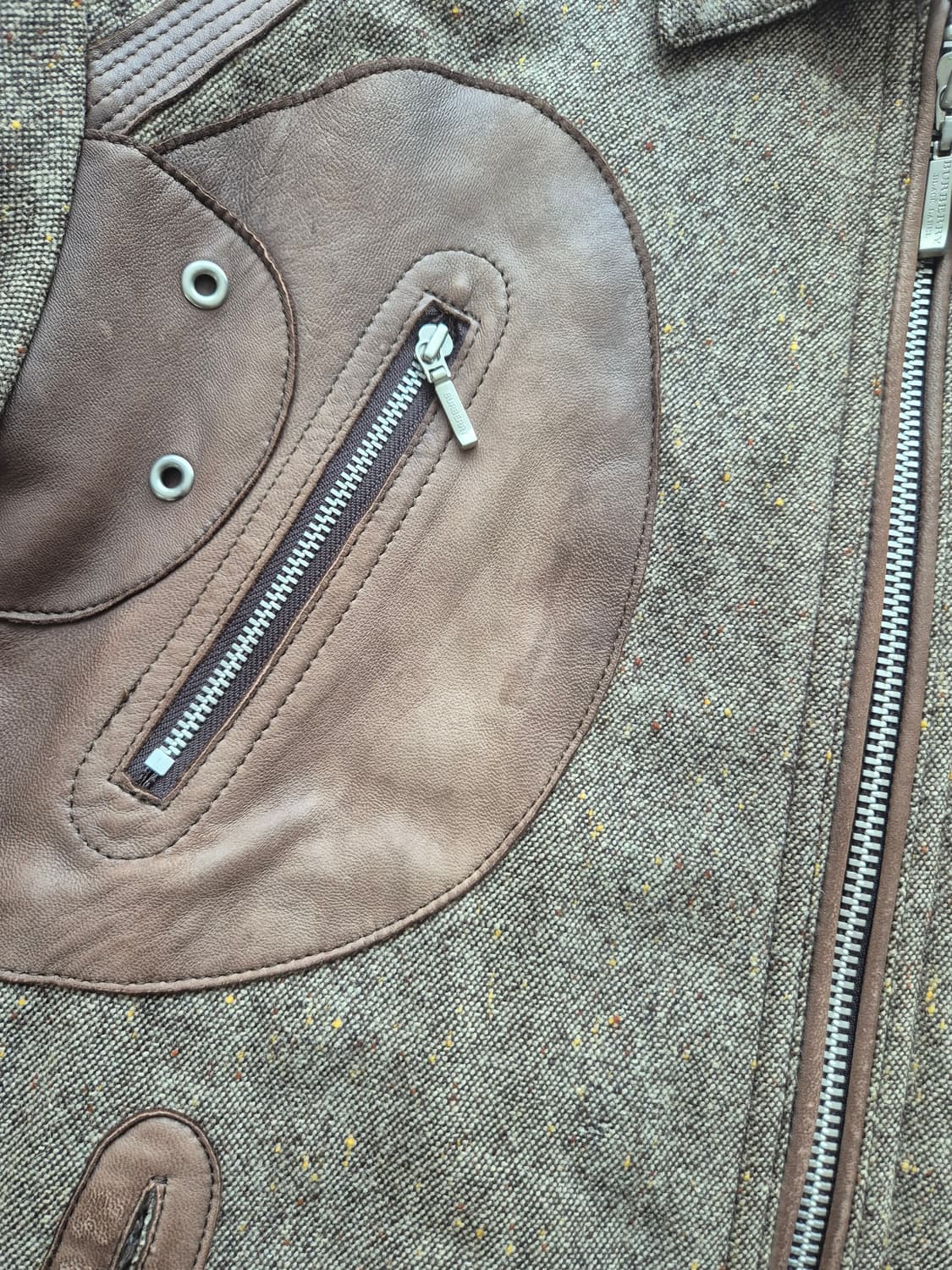 버버리 블랙라벨 울 혼방 블루종 상품이미지6