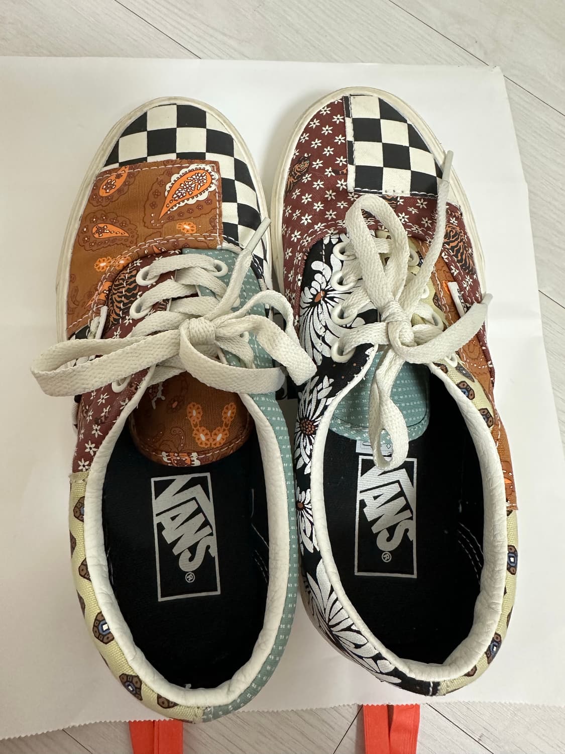 반스 타이거 패치워크 에라 신발 225 상품이미지1