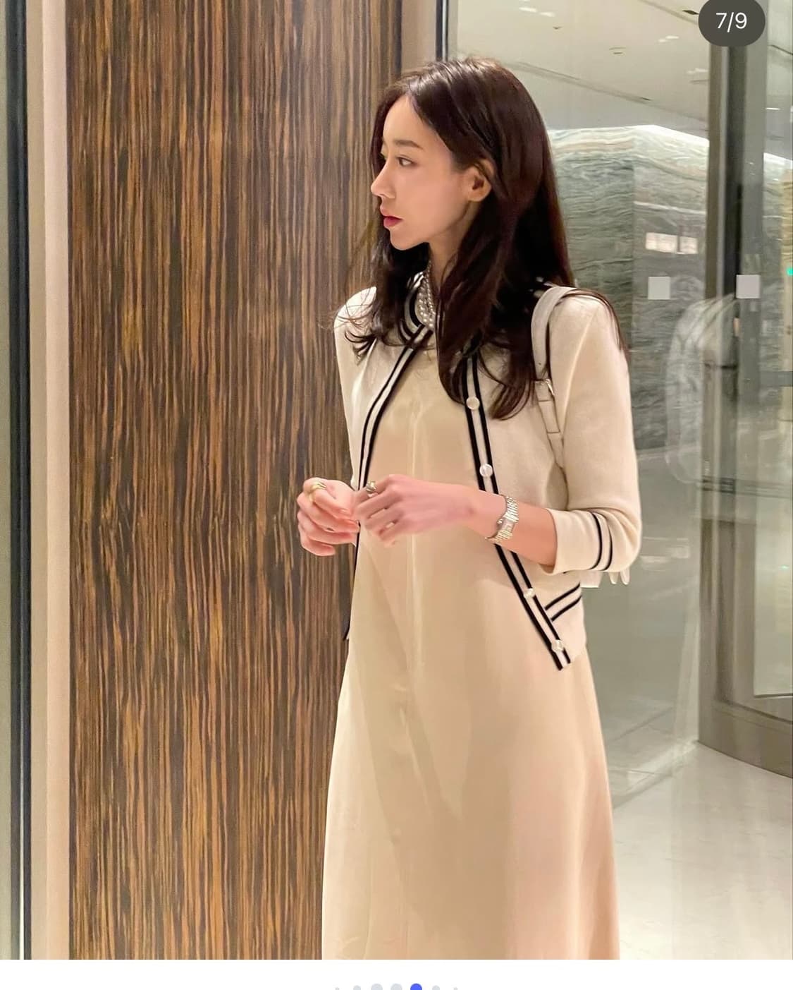 Days Mermaid Long Dress Beige 상품이미지1