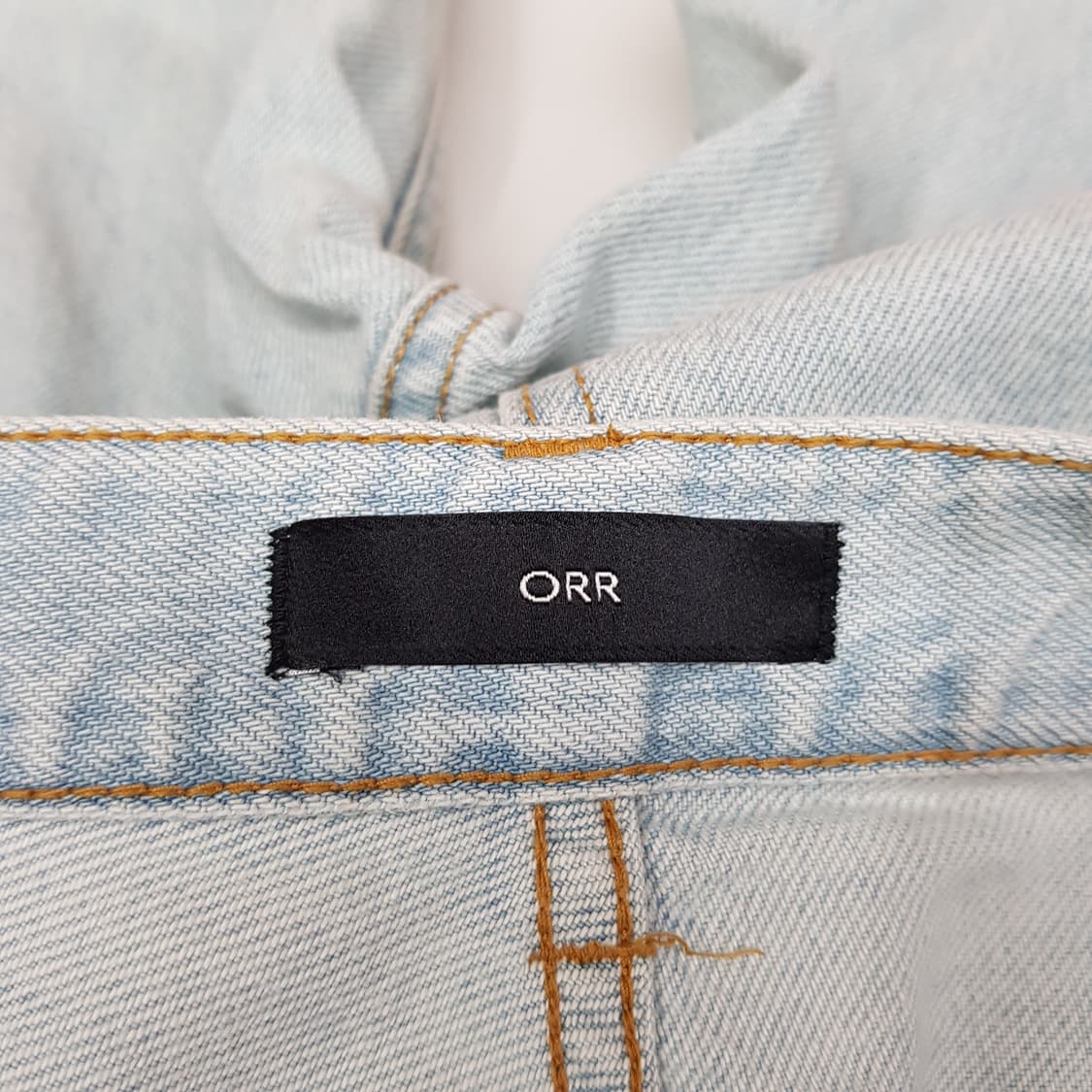 오르 ORR 라이트 워시 배기핏 데님 팬츠 M사이즈 상품이미지4
