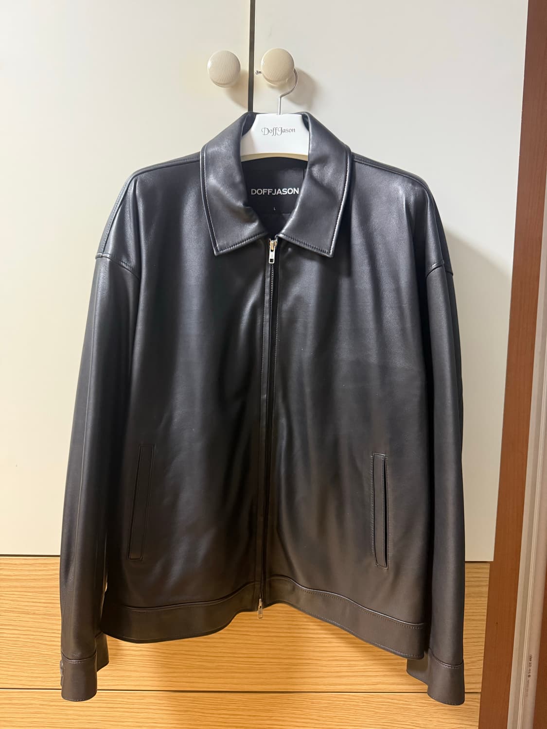 도프제이슨 오버핏 램스킨 싱글 자켓 L 상품이미지1