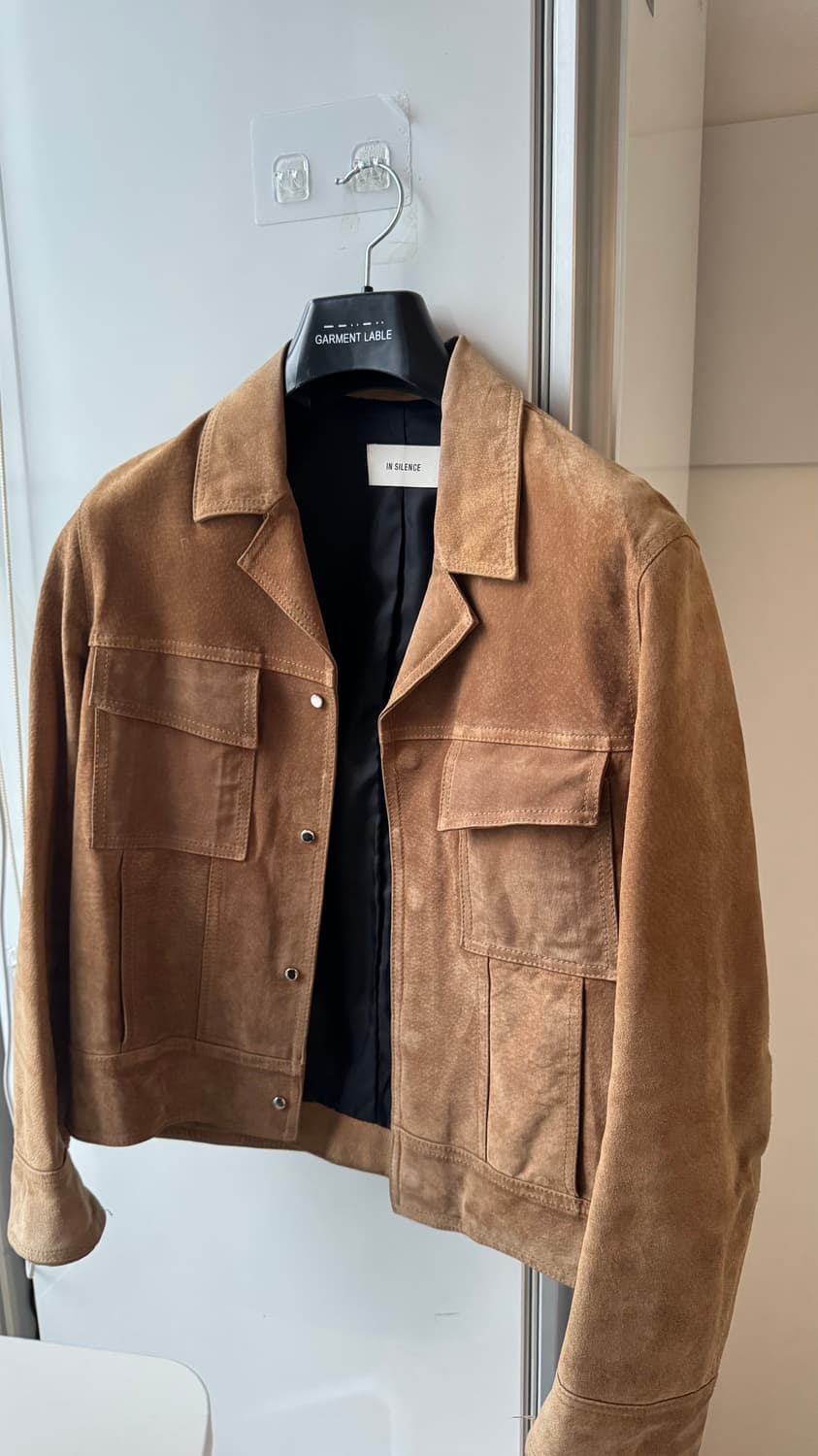 인사일런스 스웨이드 자켓 브라운 💥리얼스웨이드! 상품이미지1