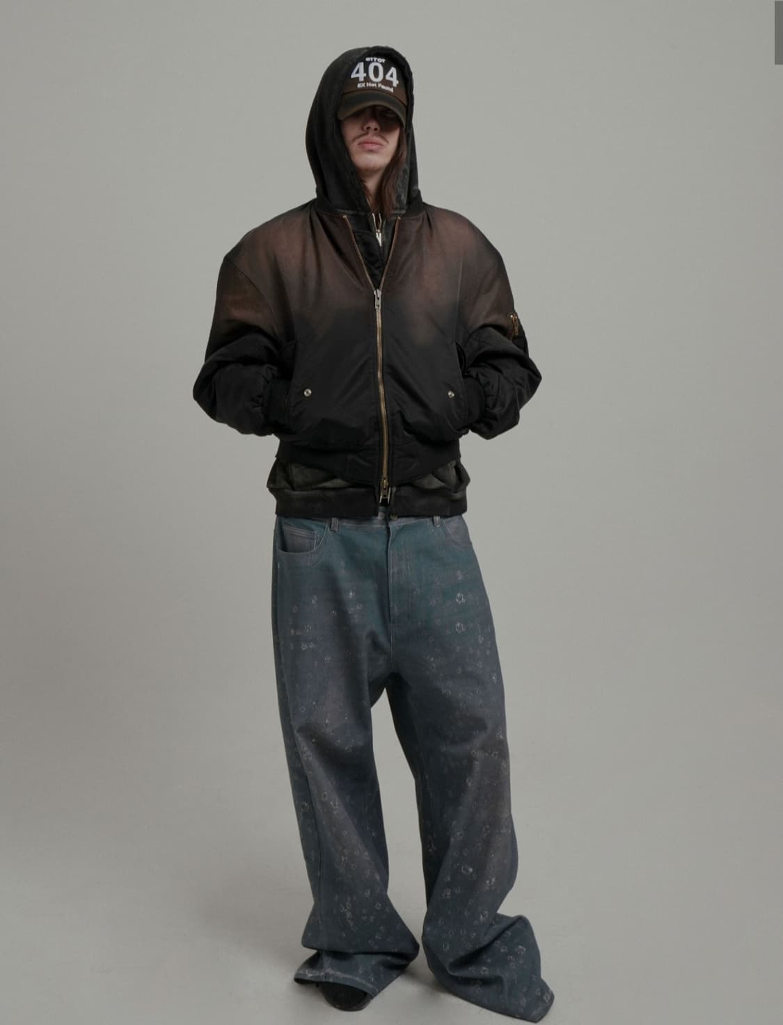 [1size] 그레일즈 DIRTY WASHED BOMBER JACKET 상품이미지5