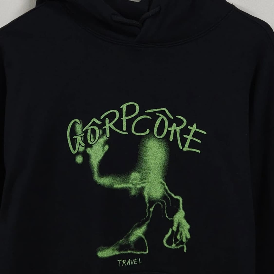 100 TRAVEL 트래블 무신사 후드티 블랙 상품이미지2