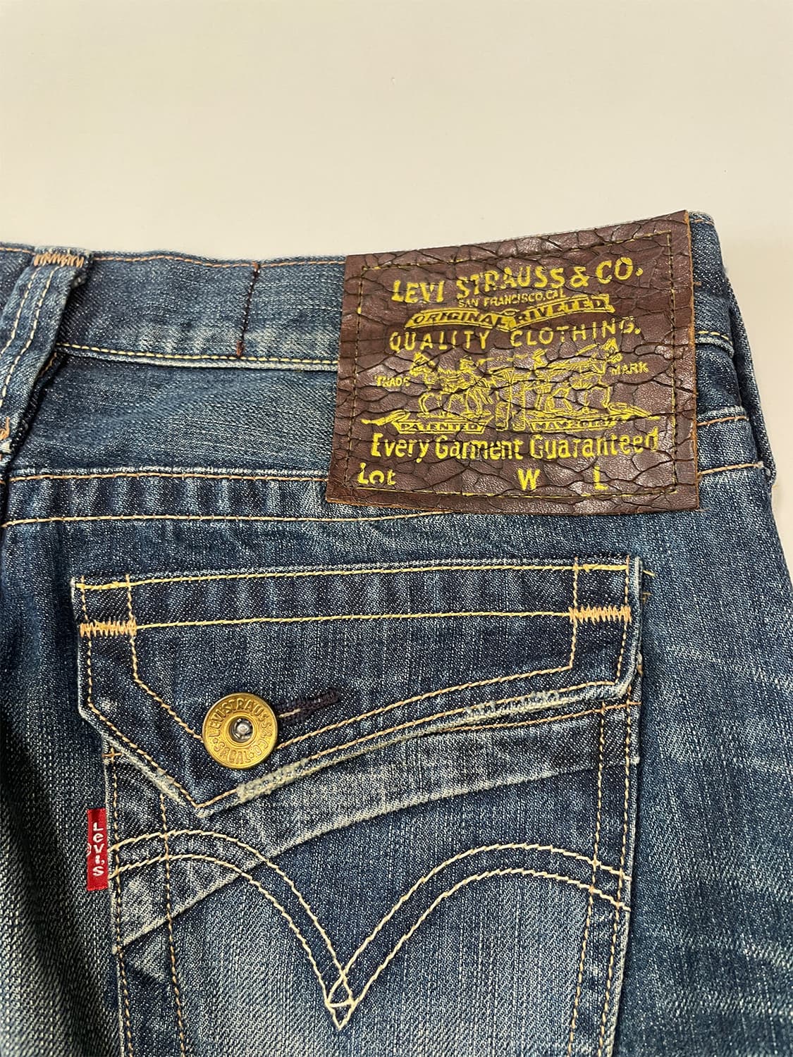 빈티지 리바이스 로우라이즈 부츠컷 데님 팬츠 상품이미지6