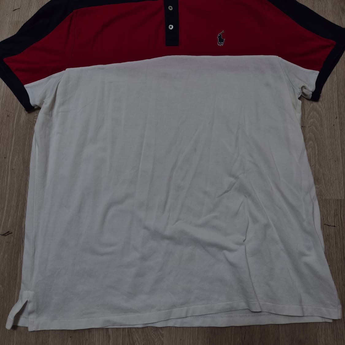 폴로 랄프로렌 스몰포니 남성 배색 PK 반팔 카라티 2XL(110) 상품이미지3
