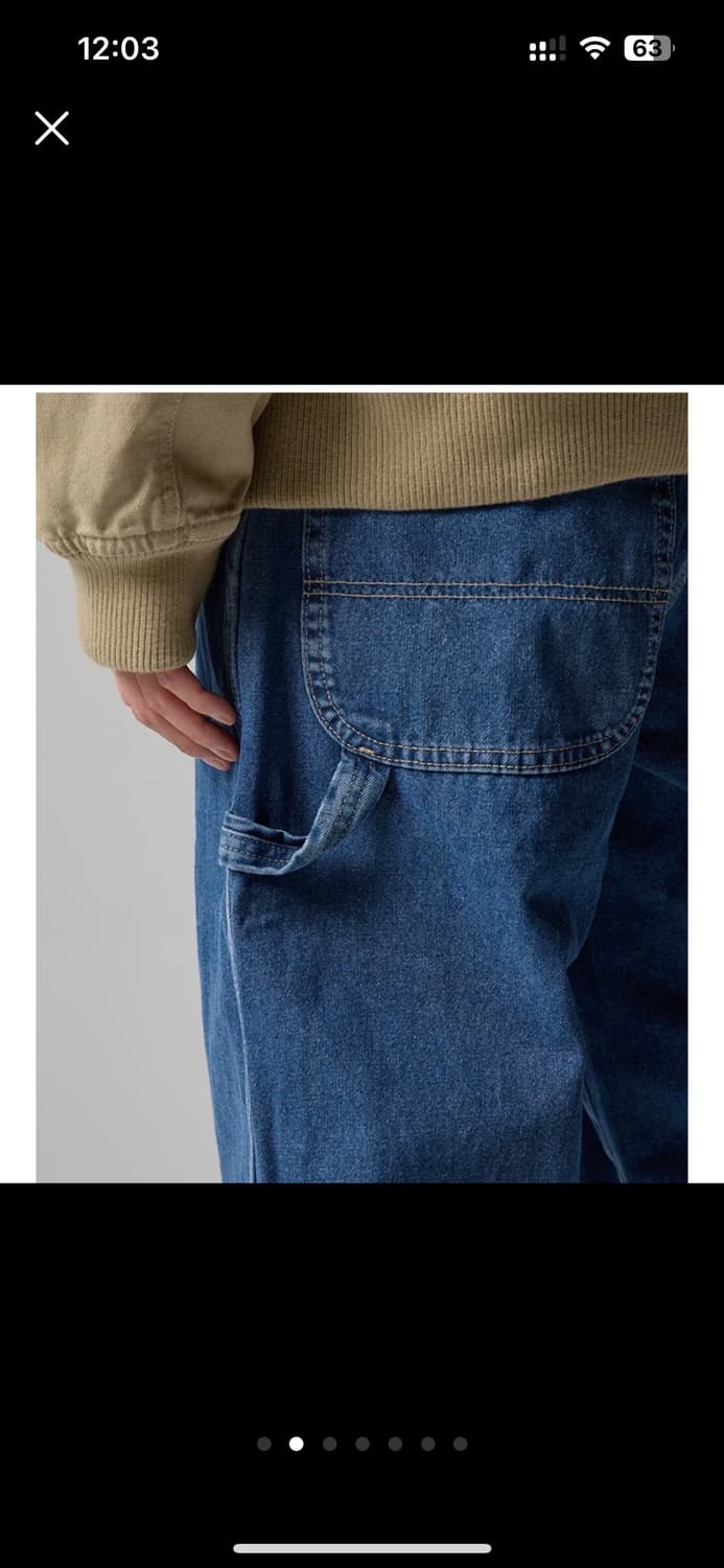 Dickies 데님 카펜터 팬츠 36인치 상품이미지2