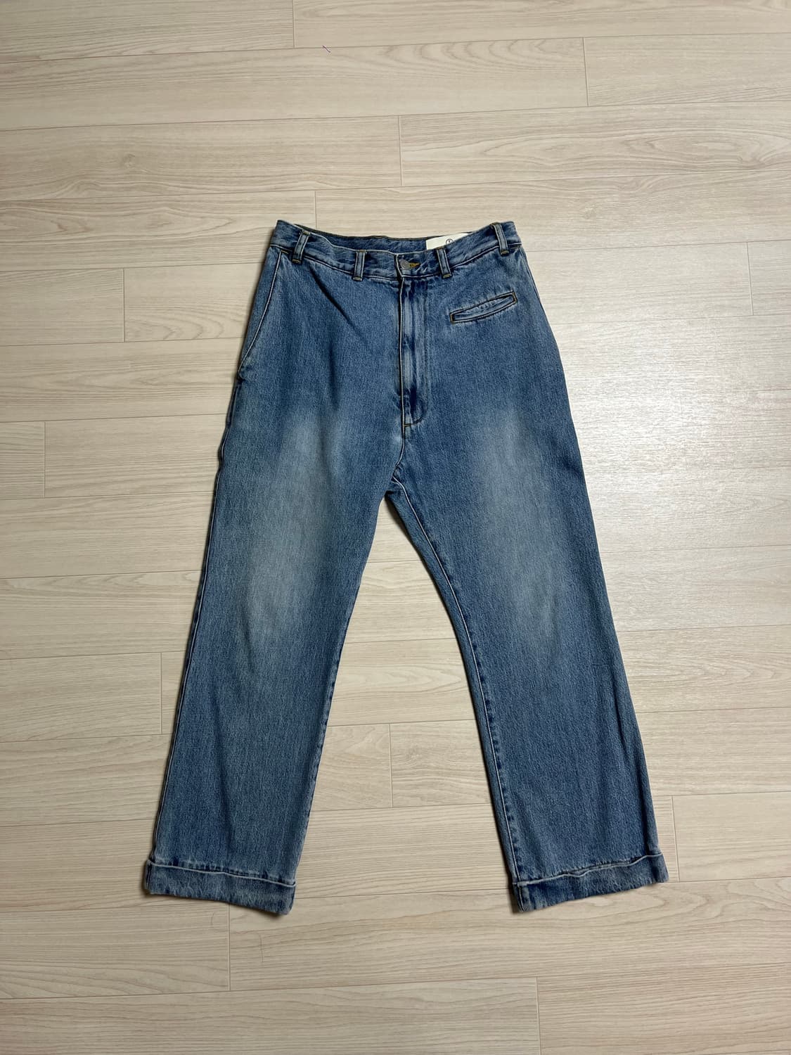 [YEARS AGO] 연청 슬랙스 디테일 데님팬츠 ( S사이즈) 상품이미지6