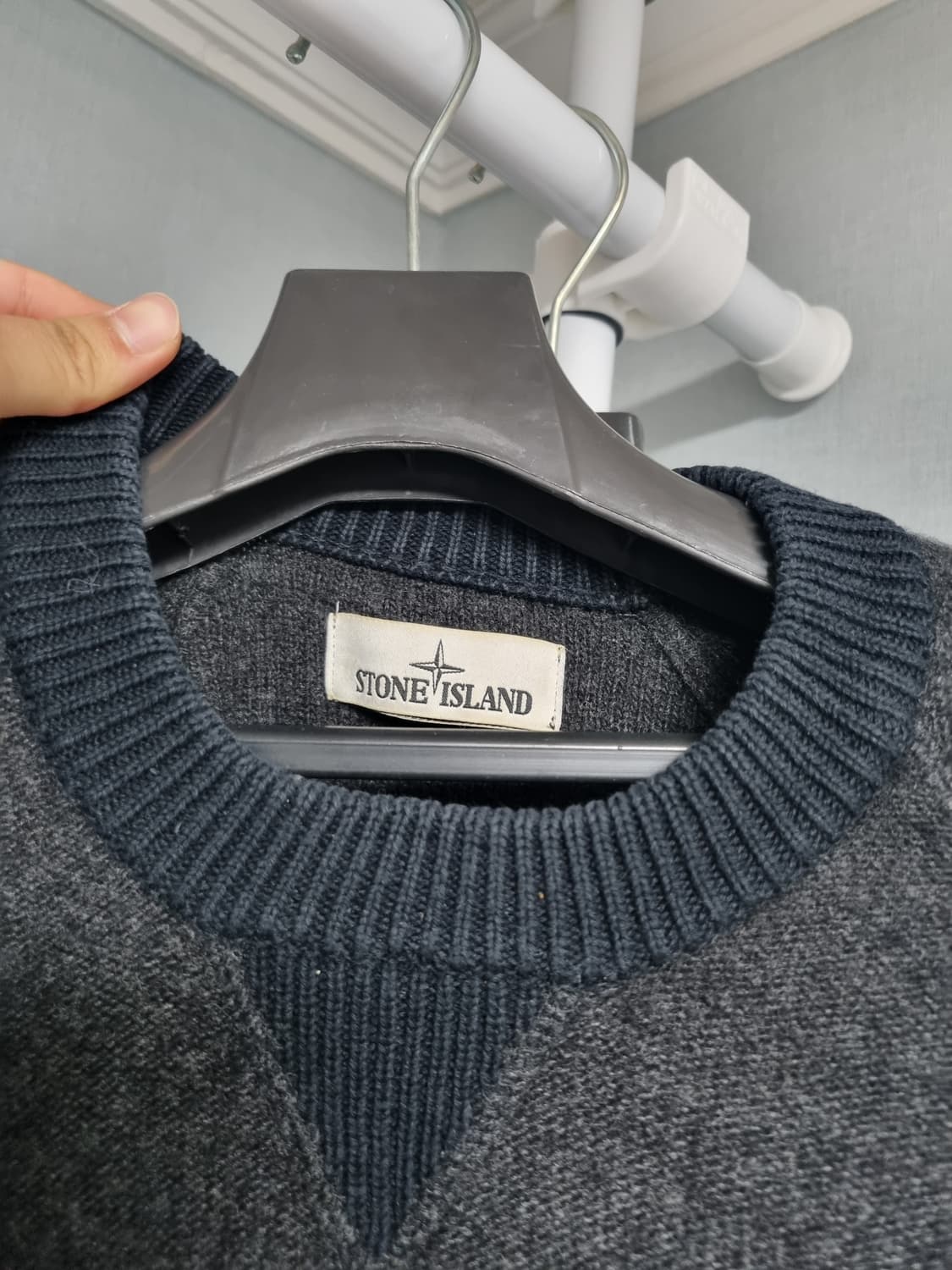 스톤아일랜드 니트 차콜 M 상품이미지4