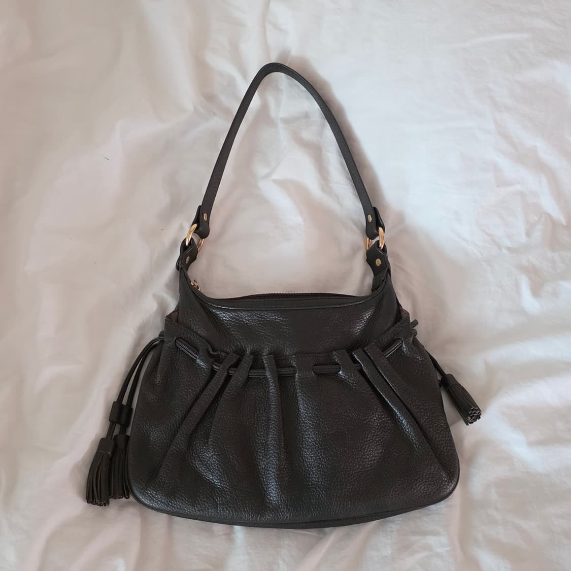 러브캣 y2k 오네 갸루 라떼갸루 숄더백 브라운 리즈리사 st 상품이미지5